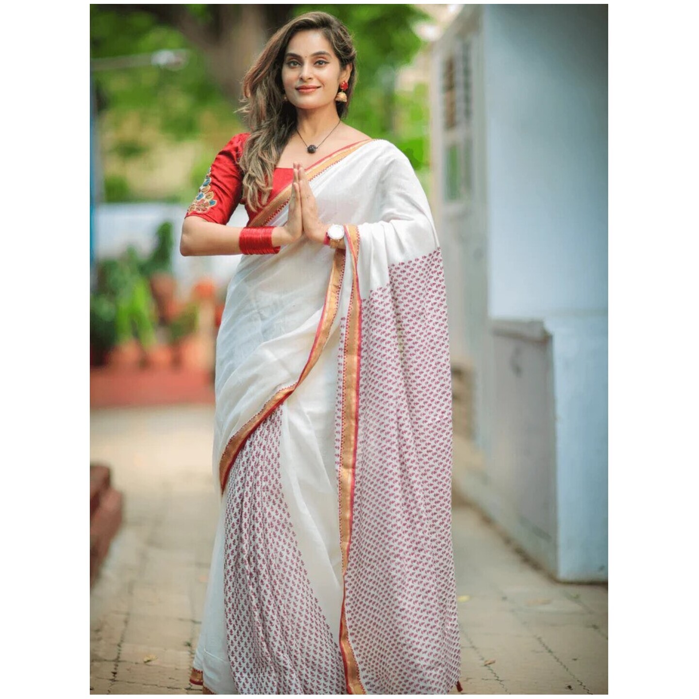 Pooja (Pure Mul Cotton Saree)  