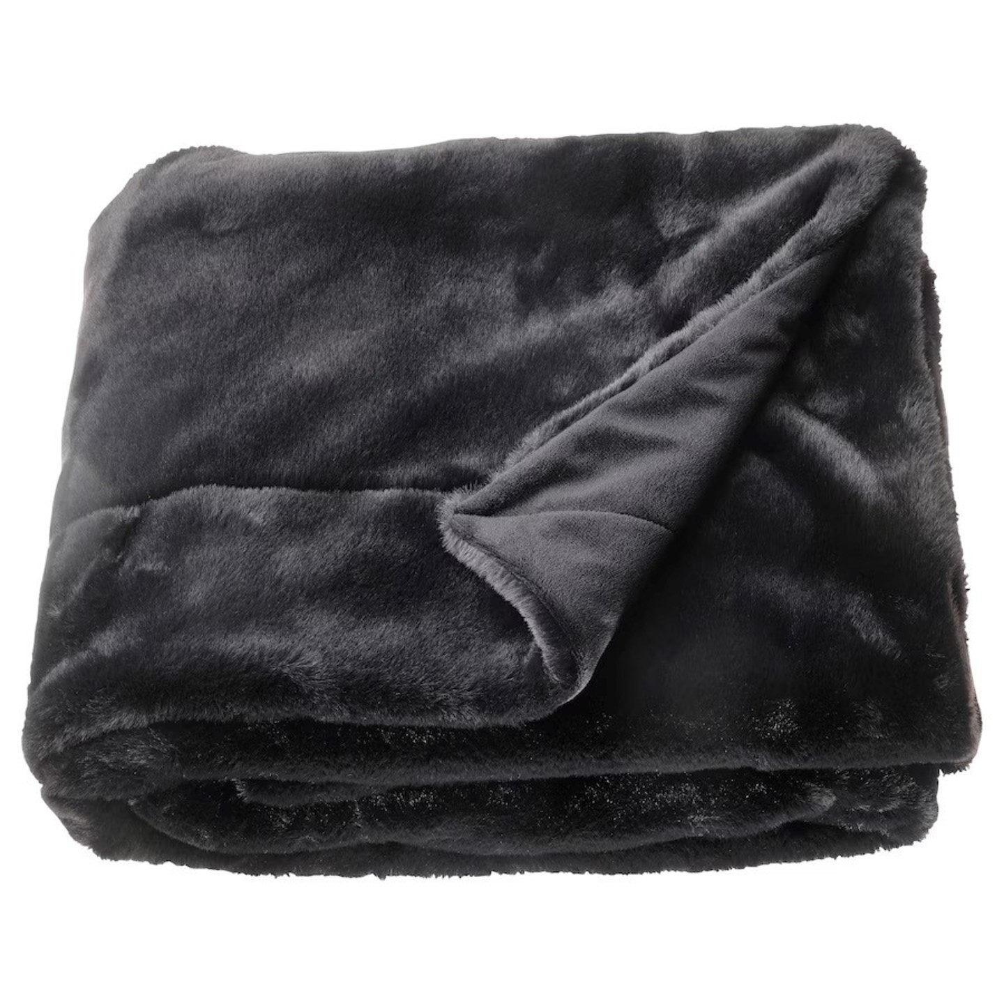 OBEGRÄNSAD Throw, black, 120x160 cm (47x63 "