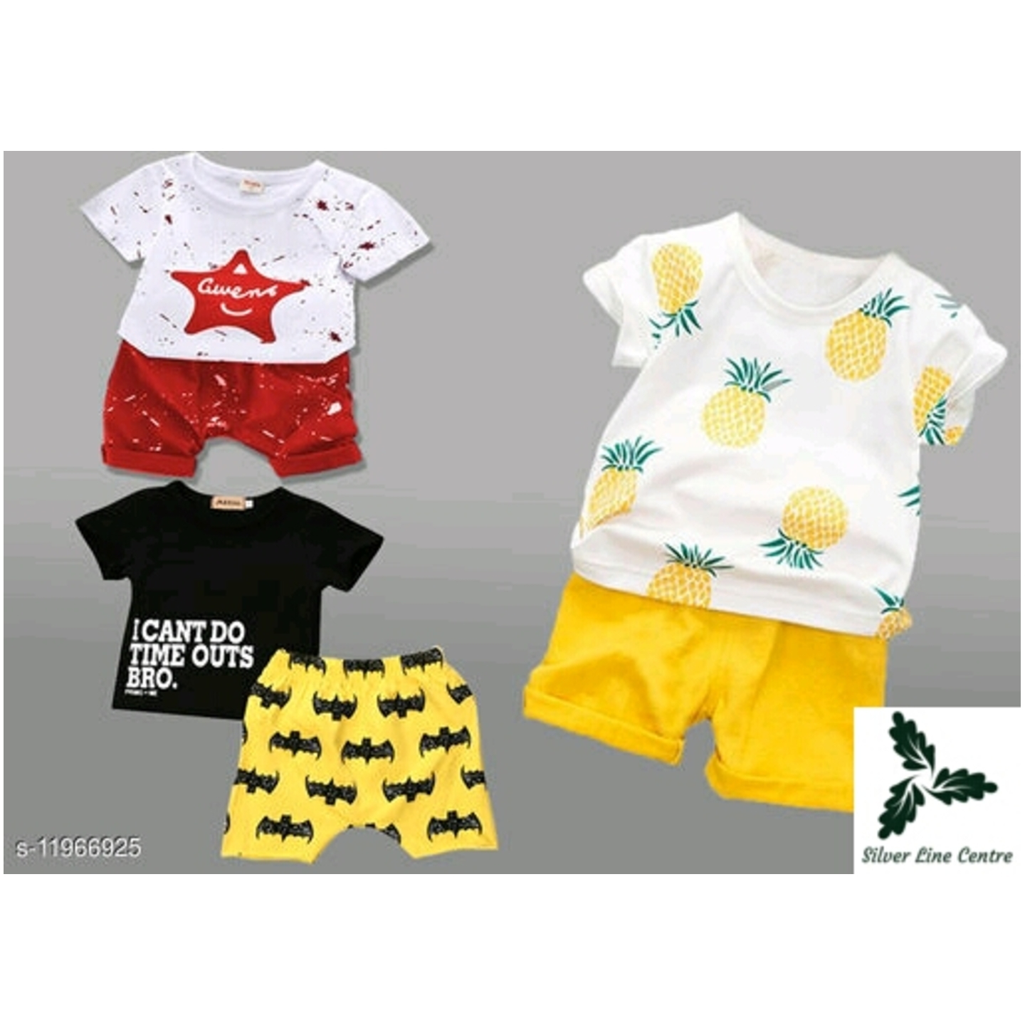 Modern Funky Boys Top & Bottom Sets*3 sets