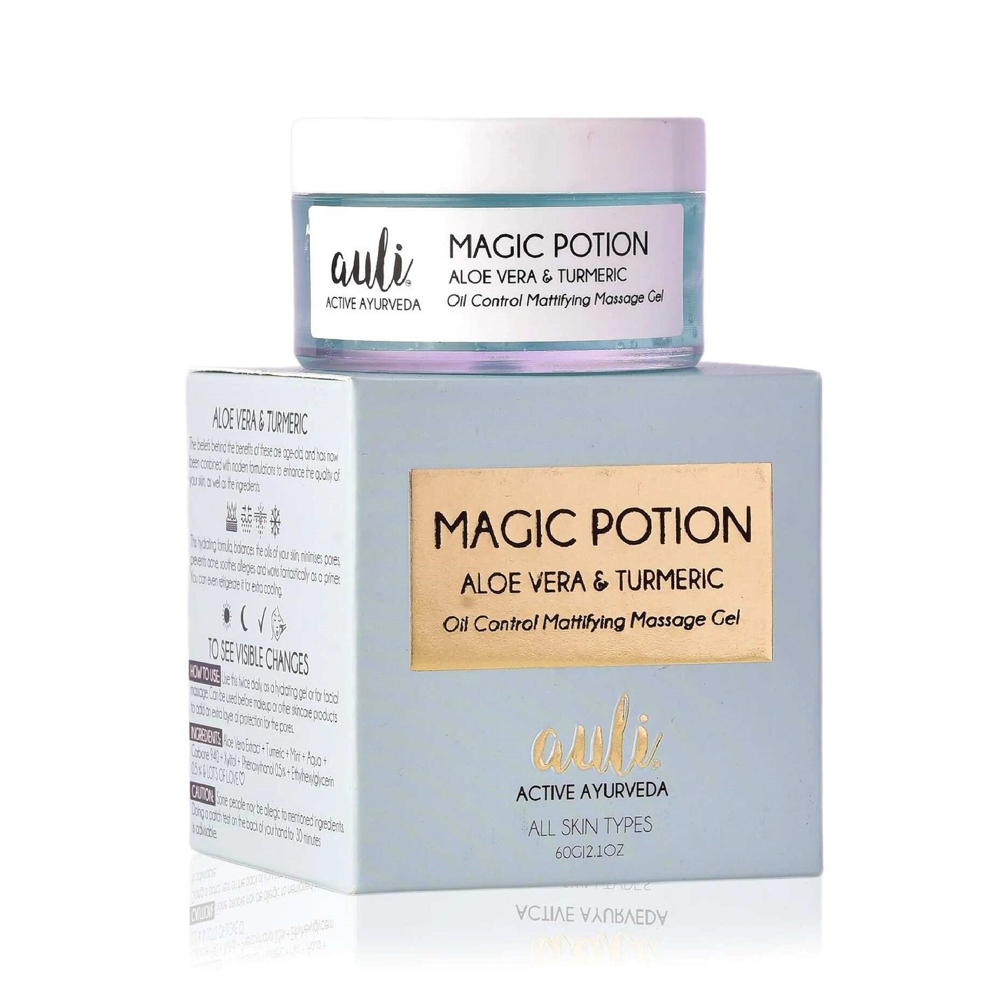 AULI MAGIC POTION - MATTIFYING MASSAGE GEL - 60 GM Size- 60 gm