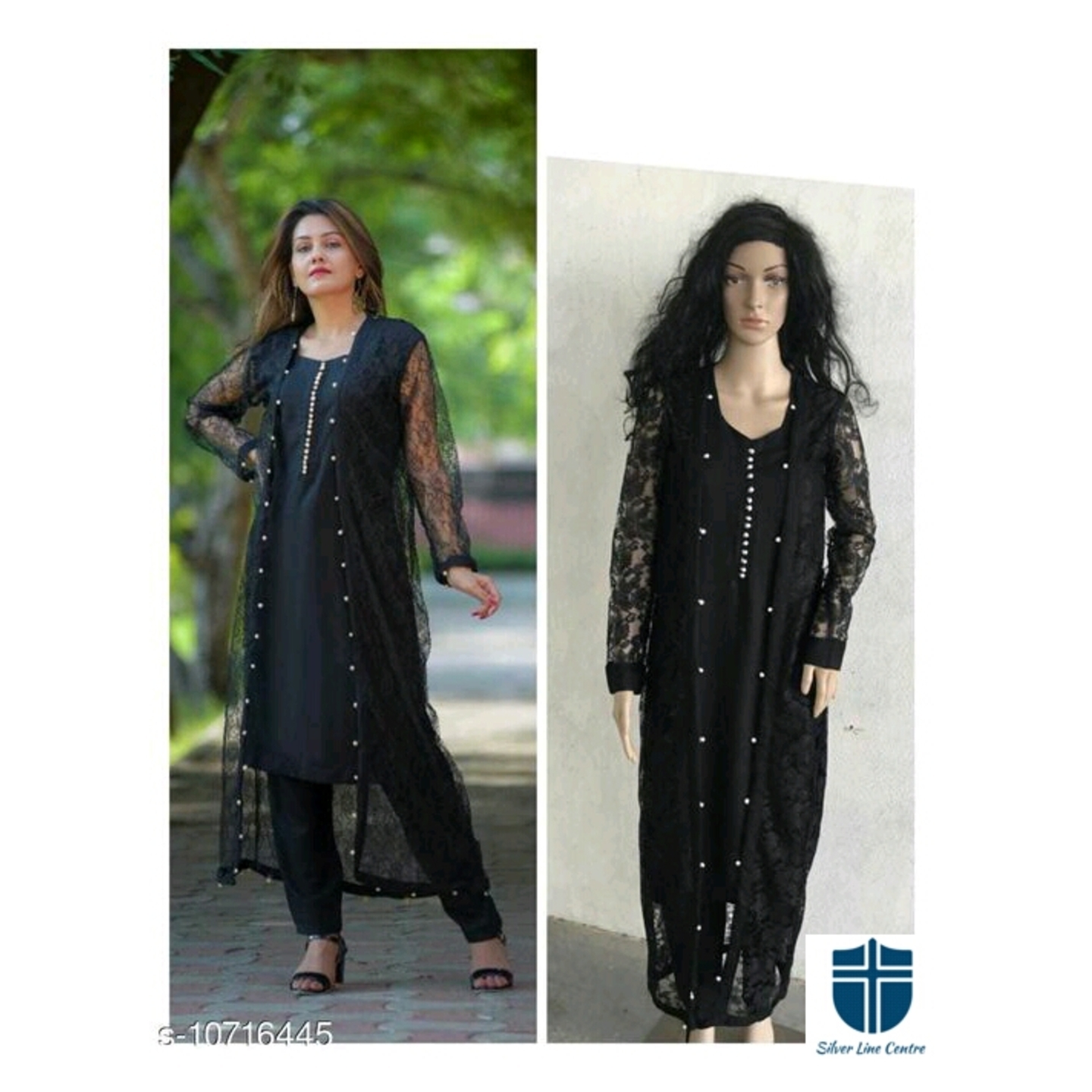 Beautiful Rayon Kurta set with Pant & Jacket