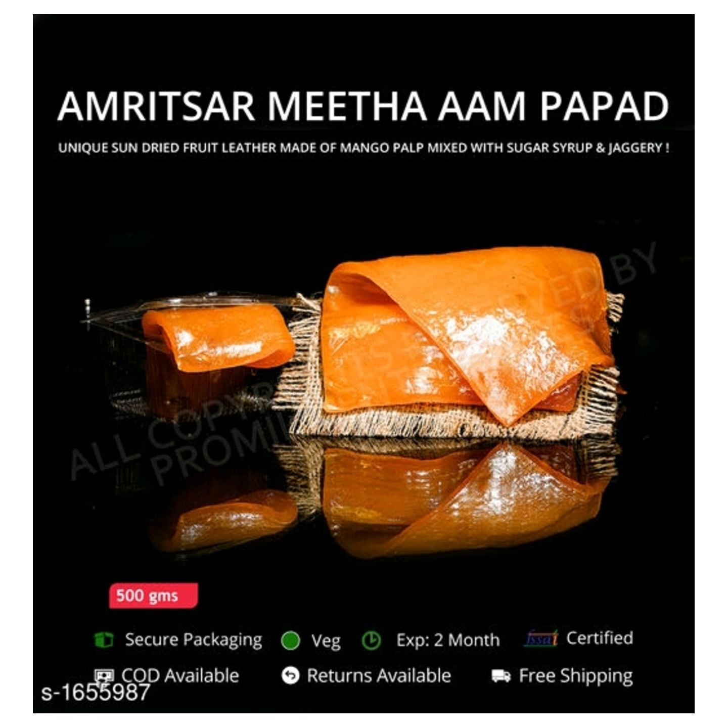 Amritsari Meetha Aam Papad 500 gms,