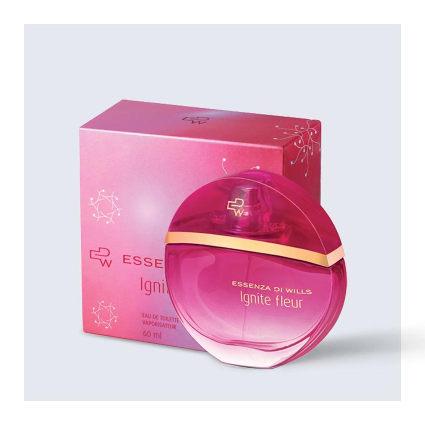 Essenza Di Wills Ignite Fleur EDT for Women, 60ml ESSENZA DI WILLS (FRAGRANCE)