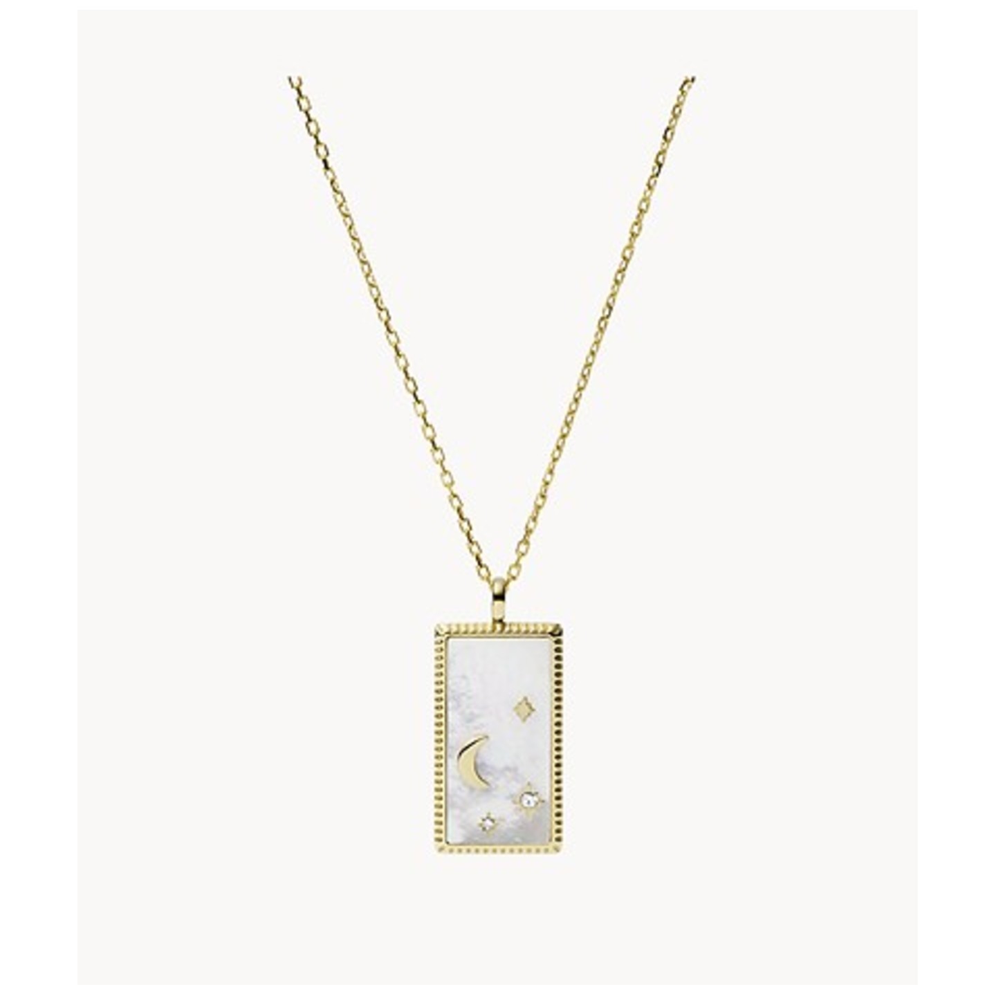 Georgia Lunar Nights White Mother-of-Pearl Pendant Necklace