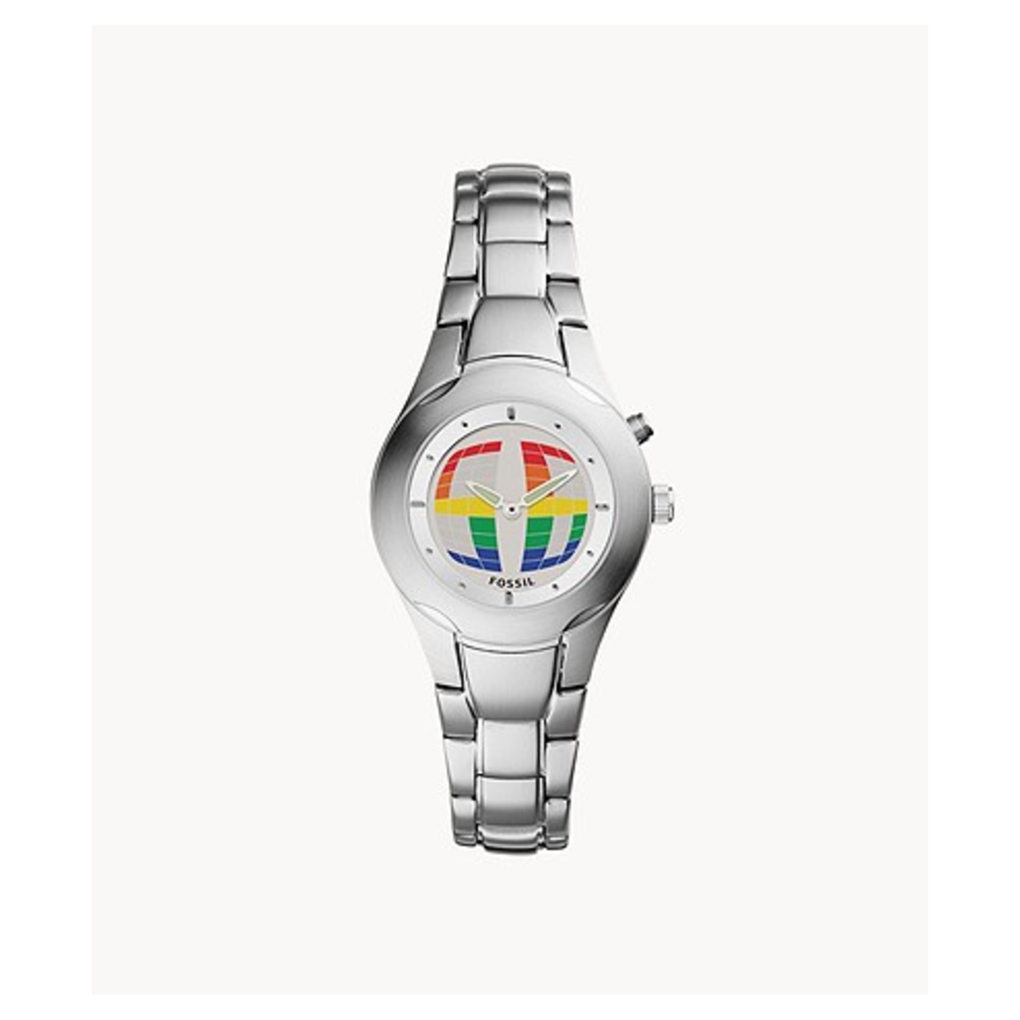 Big Tic Analogue-Digital Stainless Steel Watch For Women
