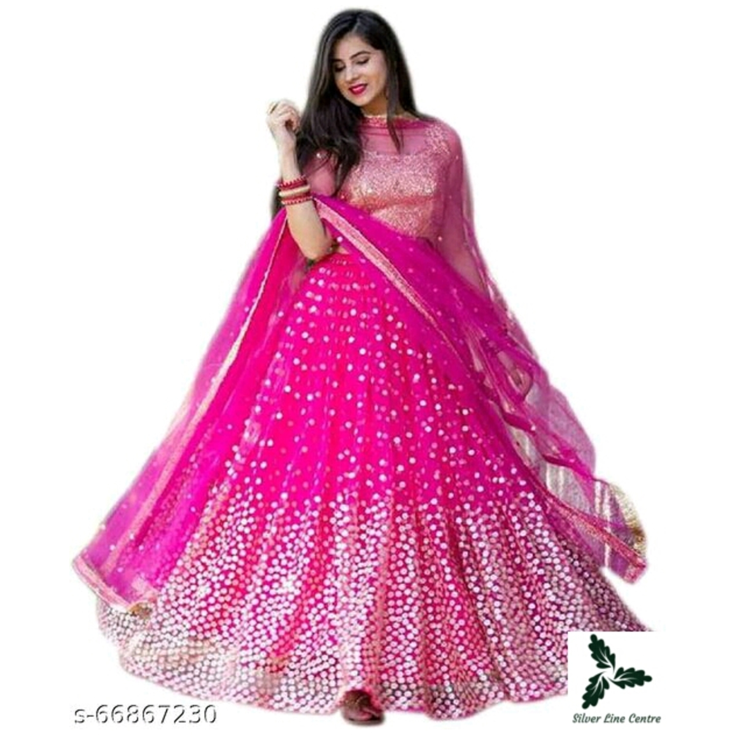 Refined Women Lehenga*- Semi-Stitched