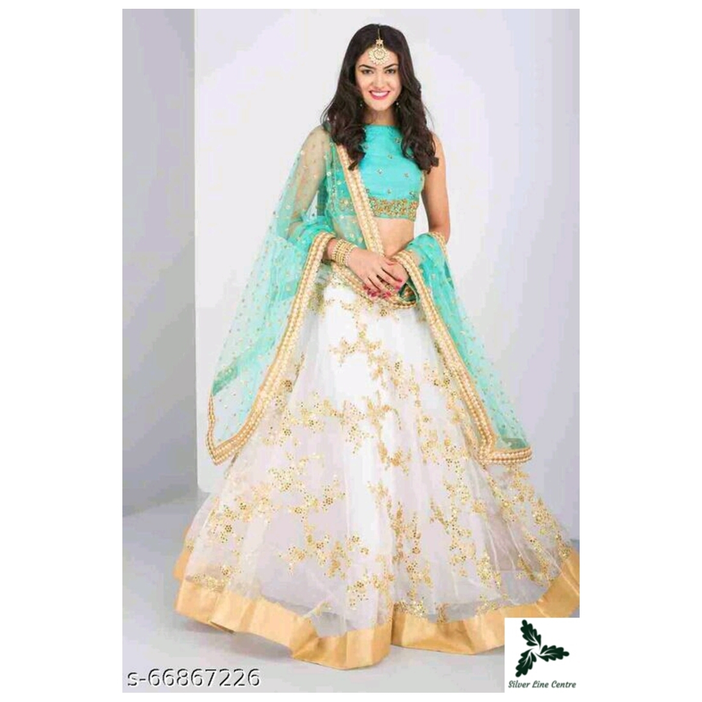 Refined Women Lehenga  Semi-Stitched