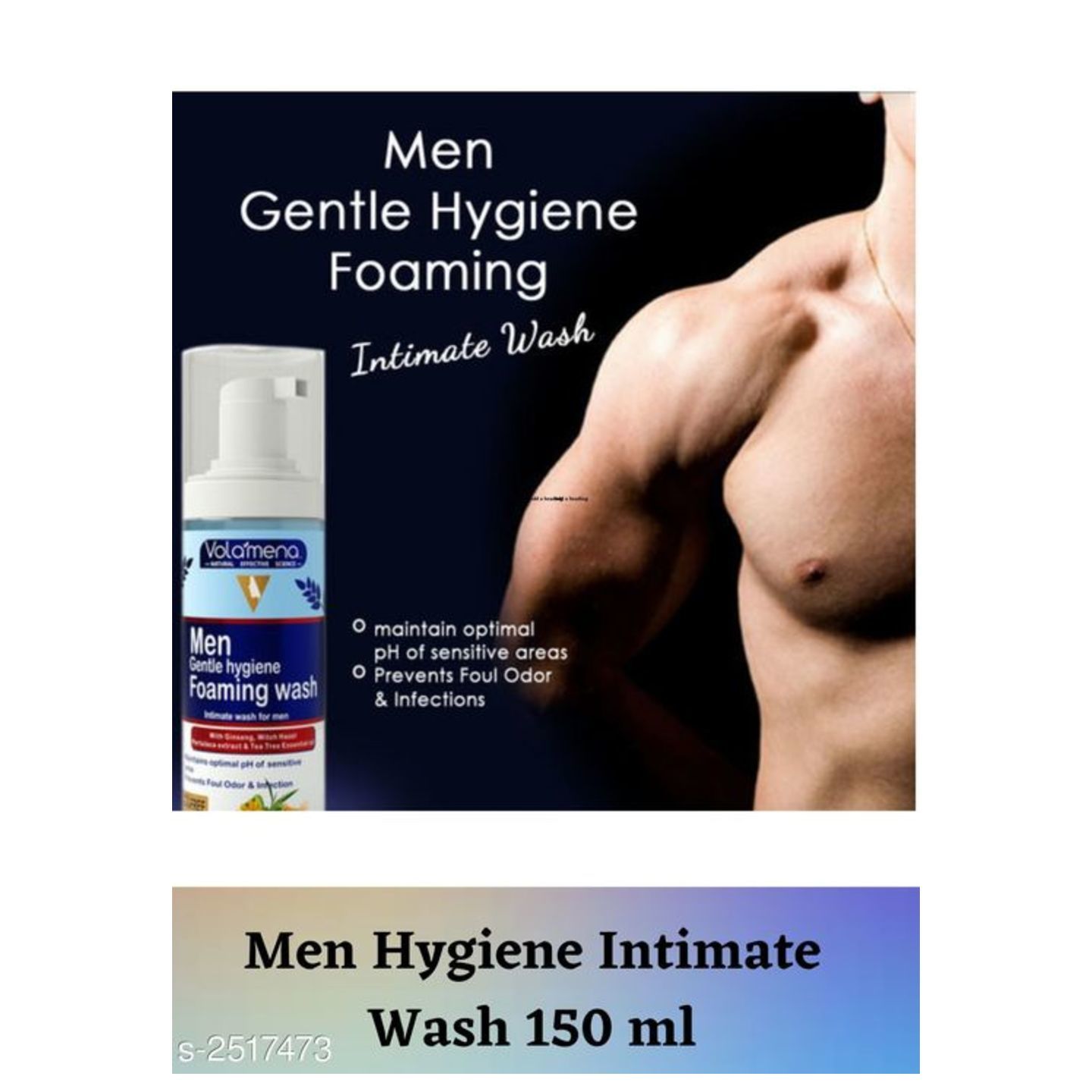 Volamena  Men Hygiene Intimate Wash 150 ml