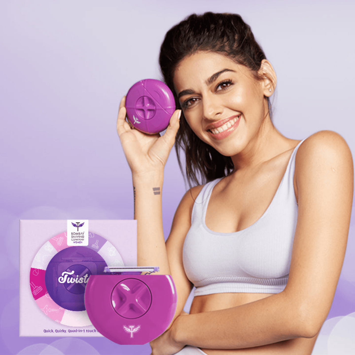 Twister | All-in-one portable razor for touch-ups- For women