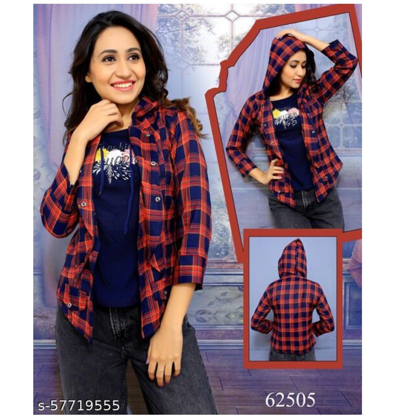 Cotton Shirt with inner Tops & Tunics