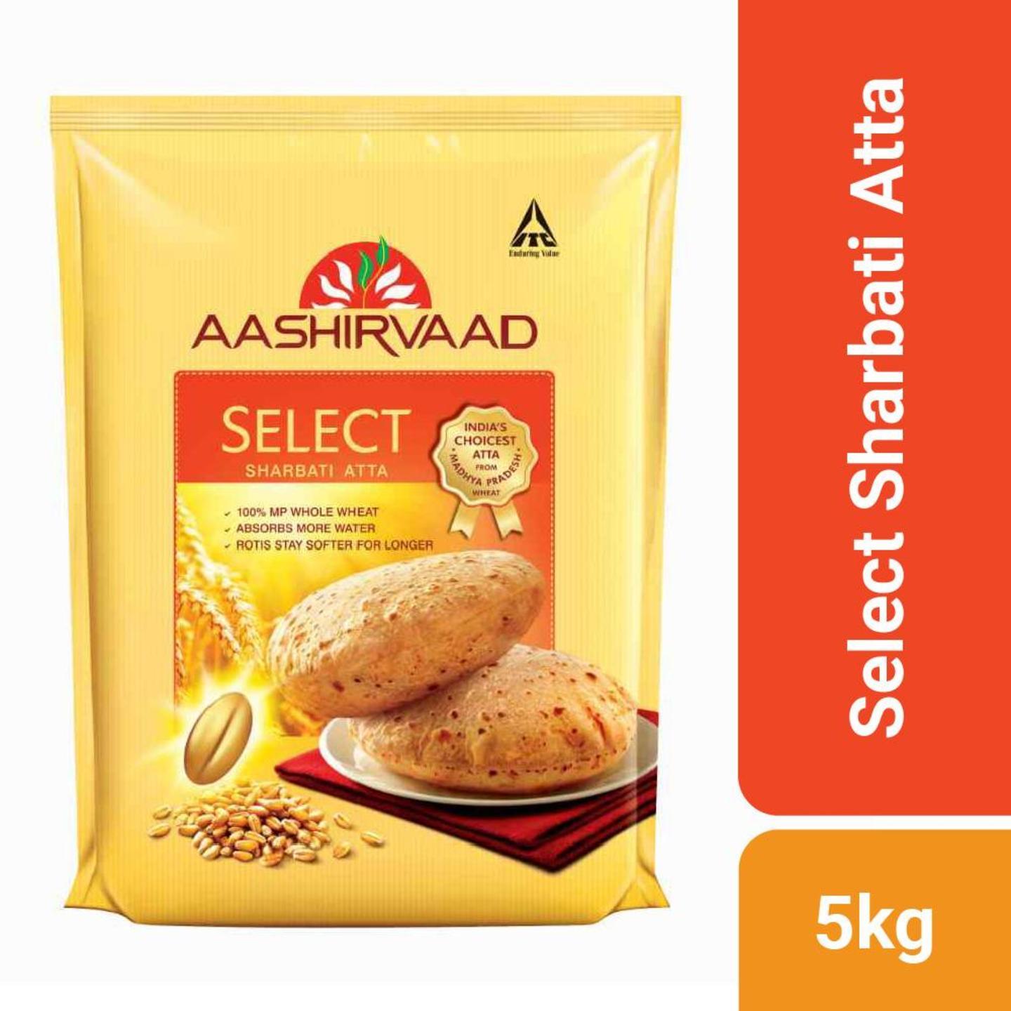 Aashirvaad Select Sharbati Atta 5kg