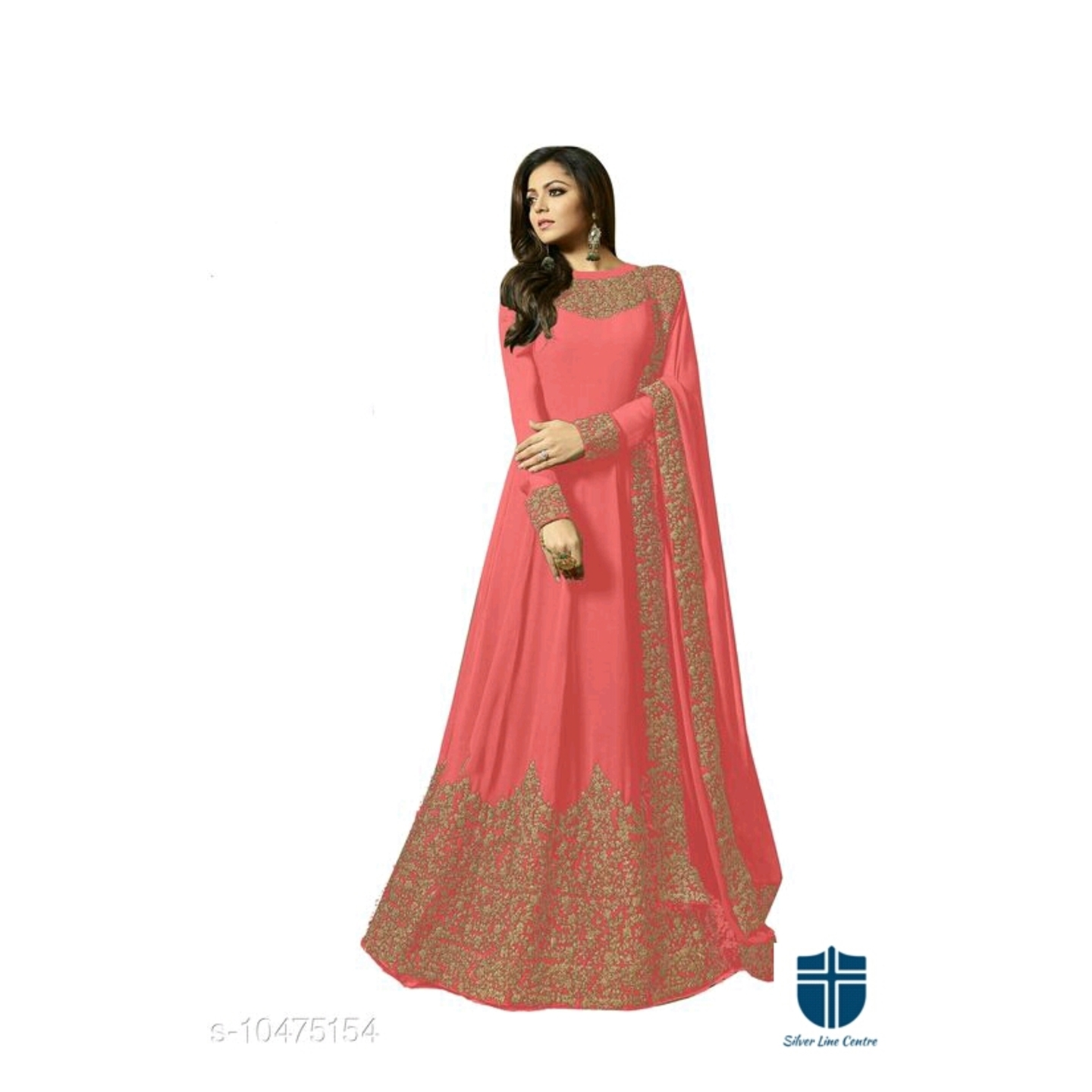 Women's Designer Georgette Anarkali Gown