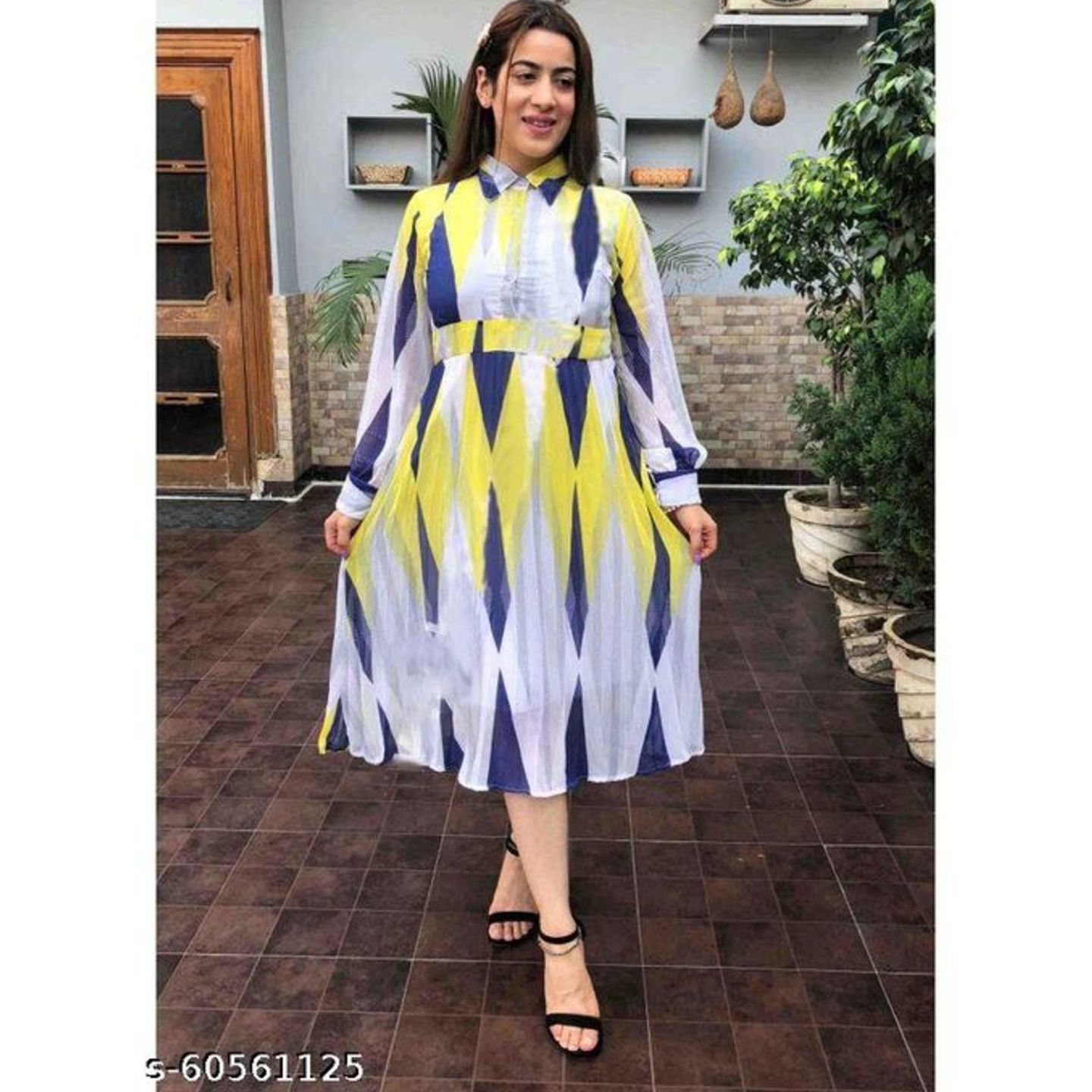 Latest Stylish Trendy New Fashionable Imported Fabric Dress