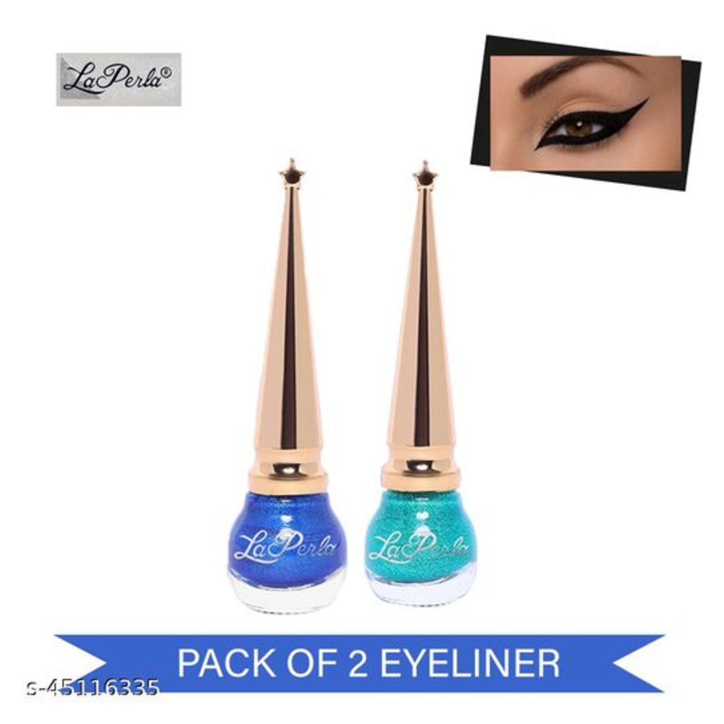 La Perla - Bonsai Blue-5.5 ml & Bonsai Green-5.5 ml Eyeliner