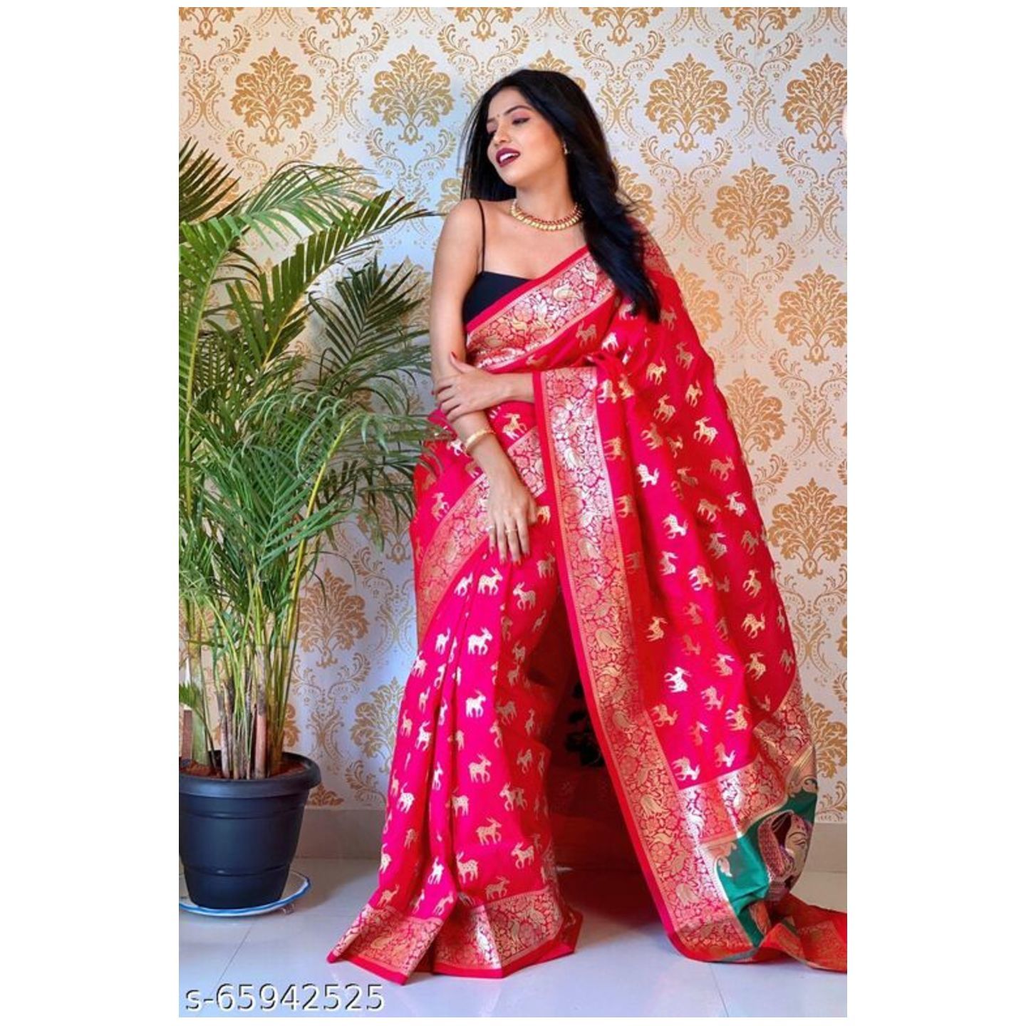 Attractive Fashionable Art Silk Sarees