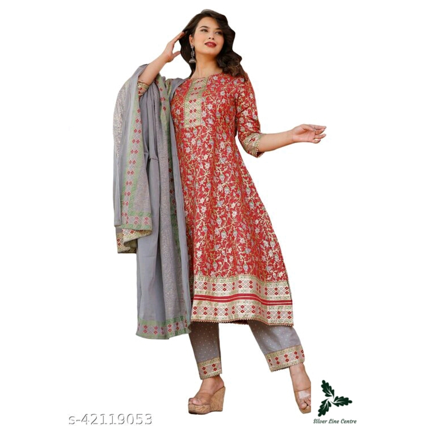 Charvi Alluring Women dupatta set*