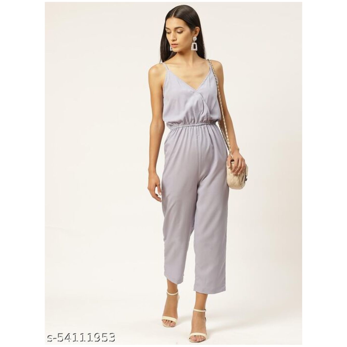 Turqoise Solid Women Jumpsuit