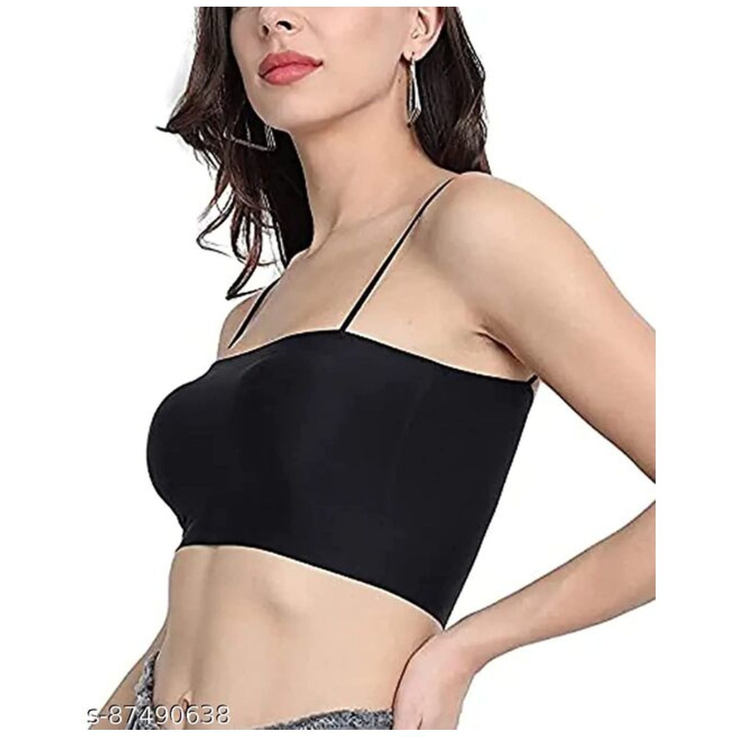 ENSLEY Seamless Padded Bandeau Tube Bra BRA