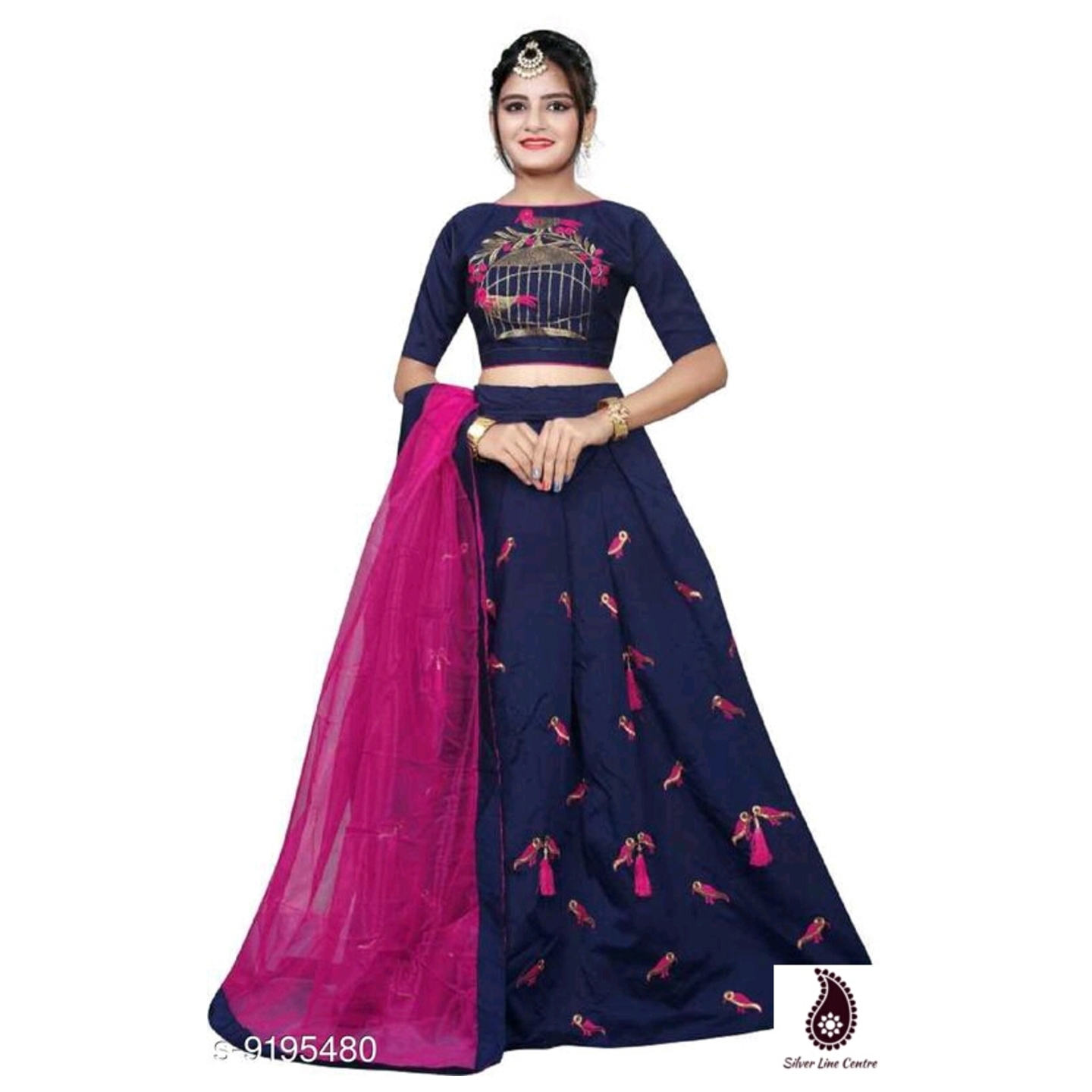 Girl's Trendy Agile Digital Printed Lehenga Choli