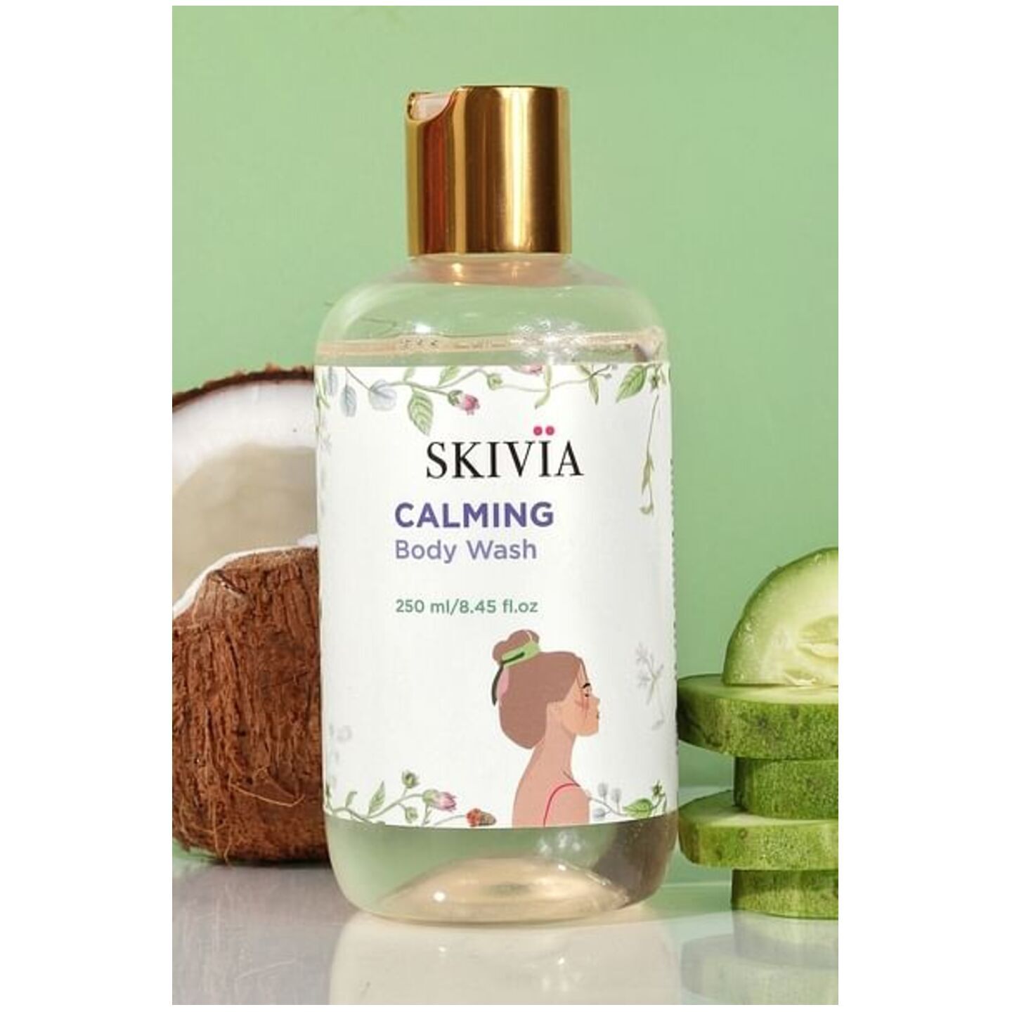 Skivia Calming Body Wash With Avocado, Olive & Jojoba Oils - 250 ml