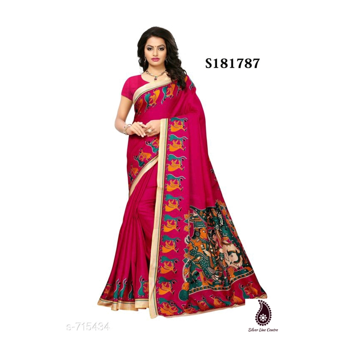 Womens Khadi Silk Saree