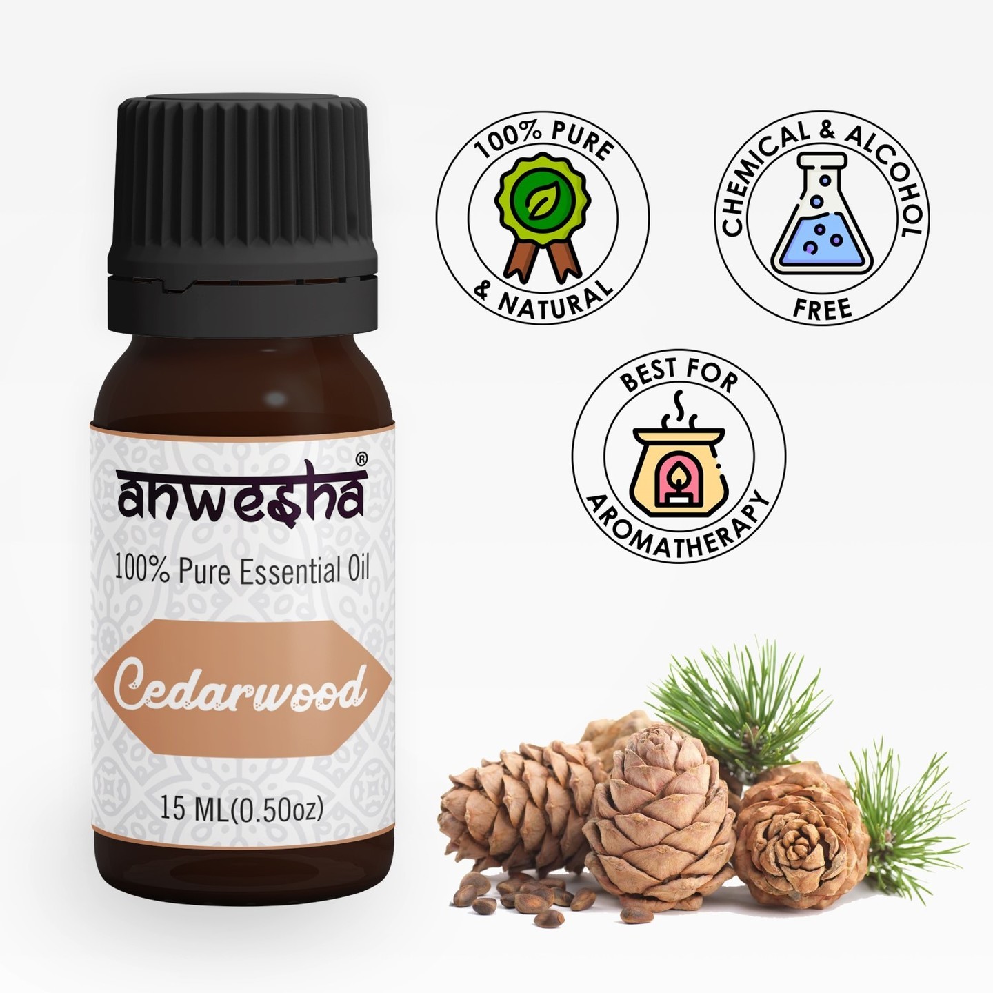 Cedarwood Essential Oil 15ml