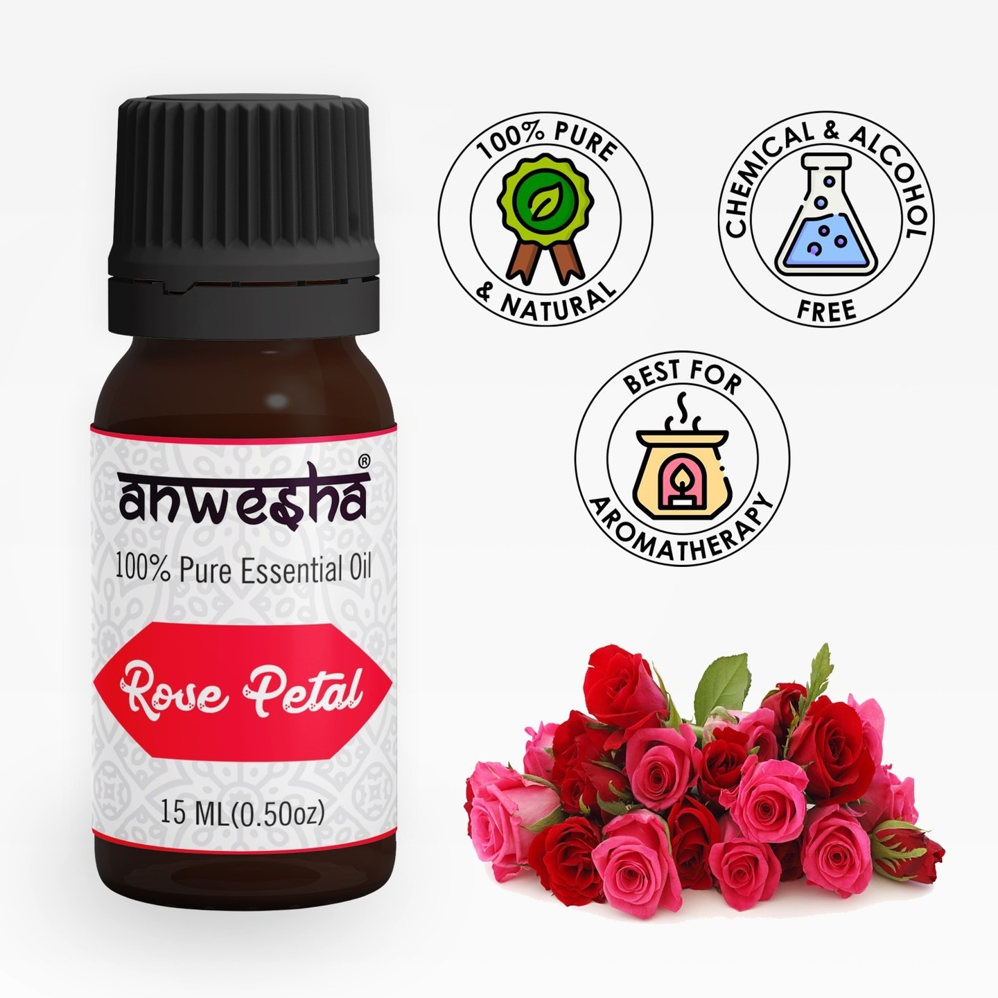 Rose Petal Essential Oil 15ml