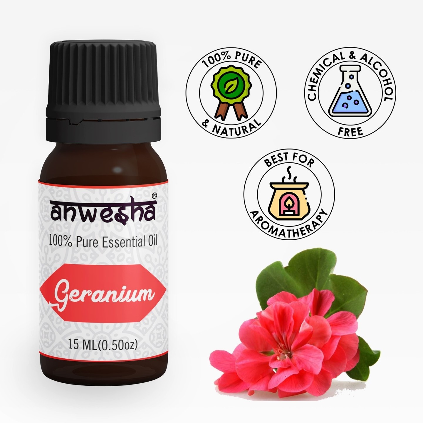 Geranium Essential Oil 15ml
