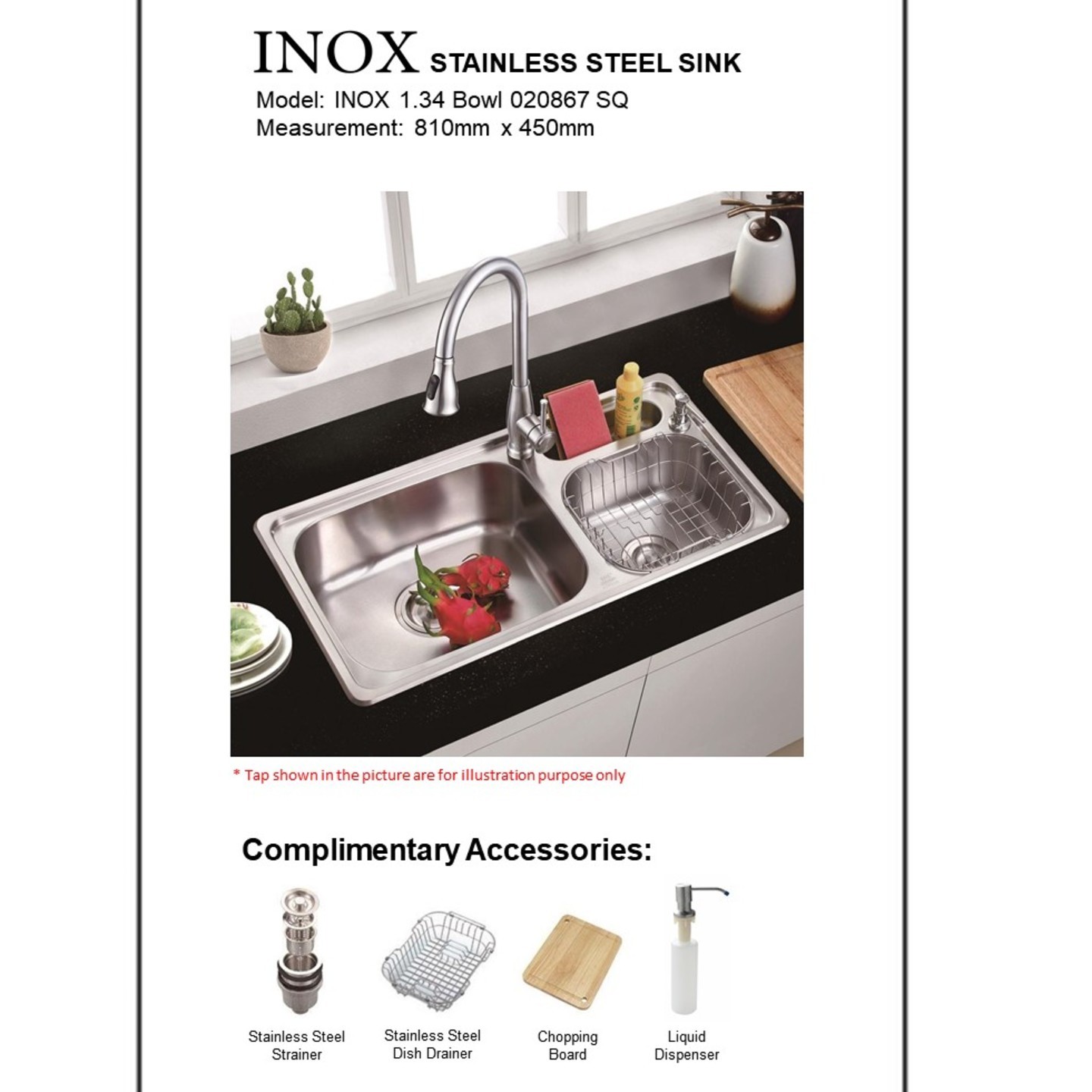INOX 1.34 Bowl 020867 SQ