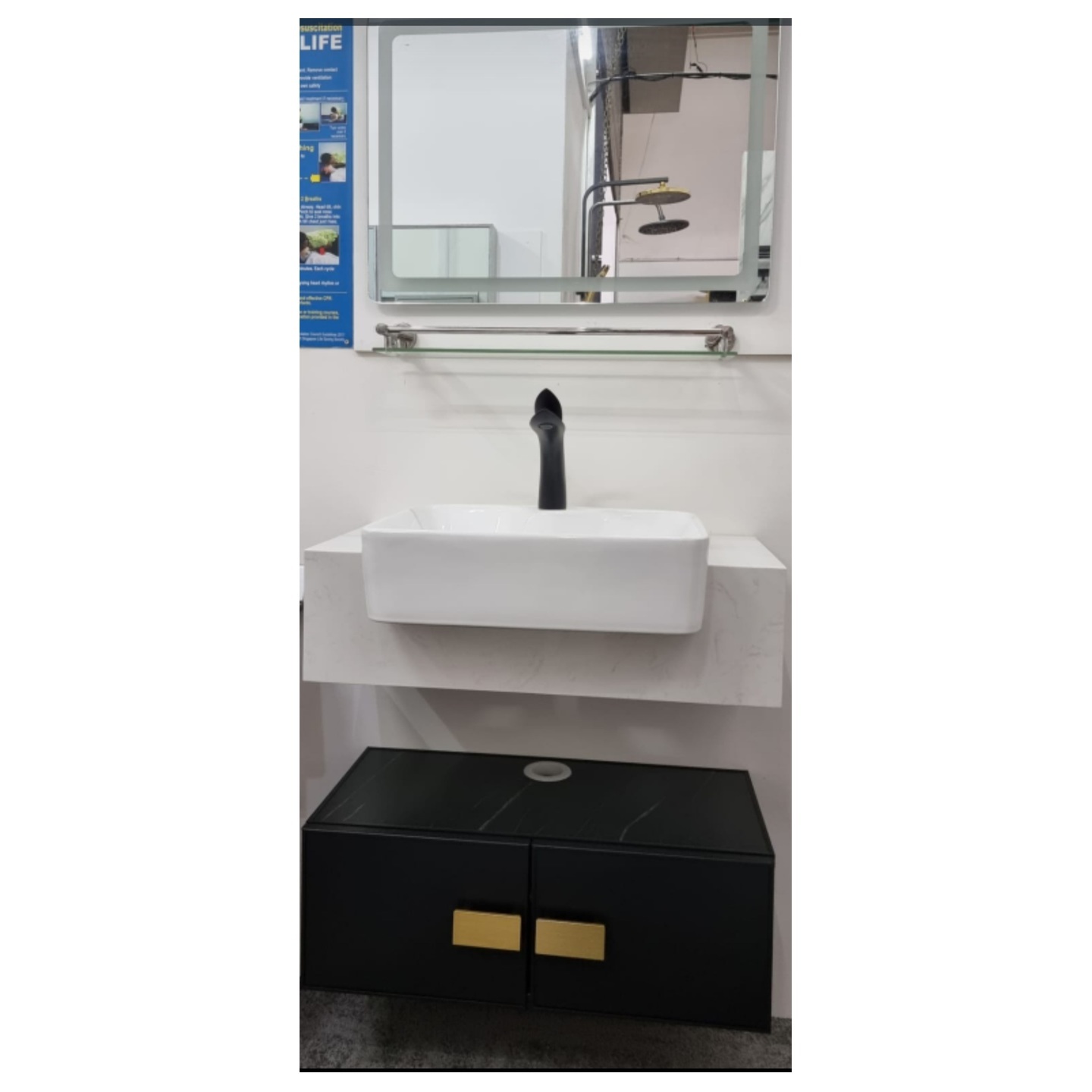 Polo Semi-recessed OTC 80cm