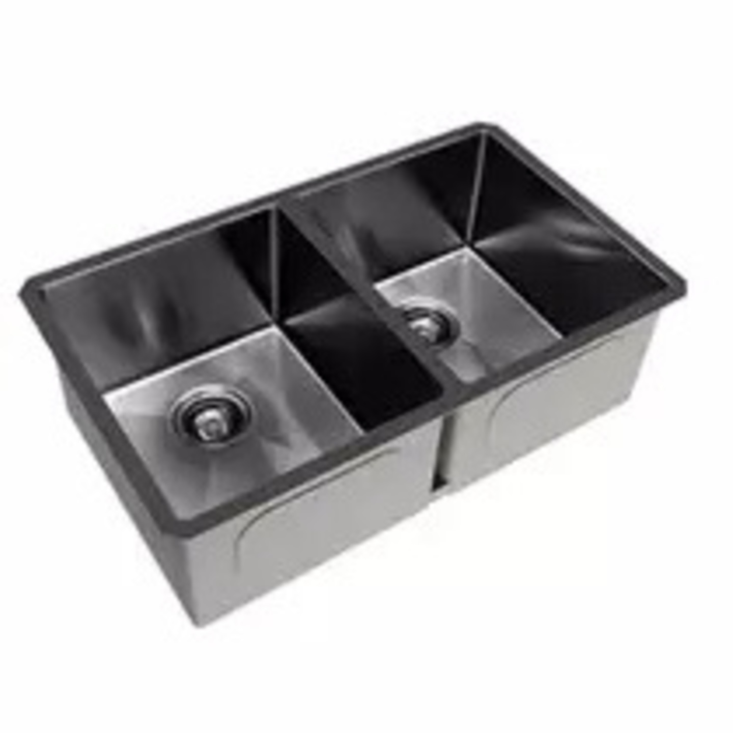Inox Nano Black Double Bowl - 8045 UBL