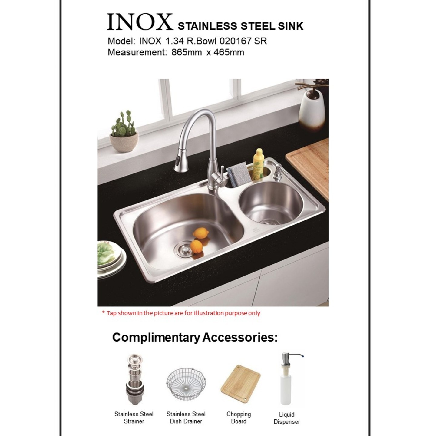 INOX 1.34 R.Bowl 020167 SR