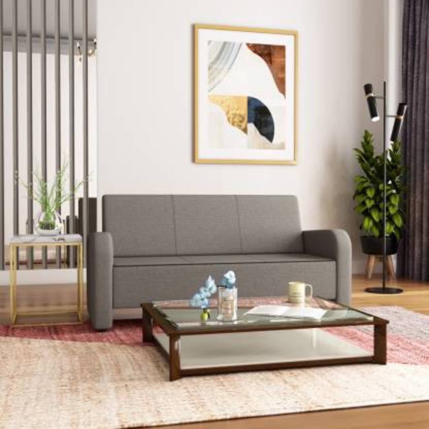 Fabric 3 Seater Sofa