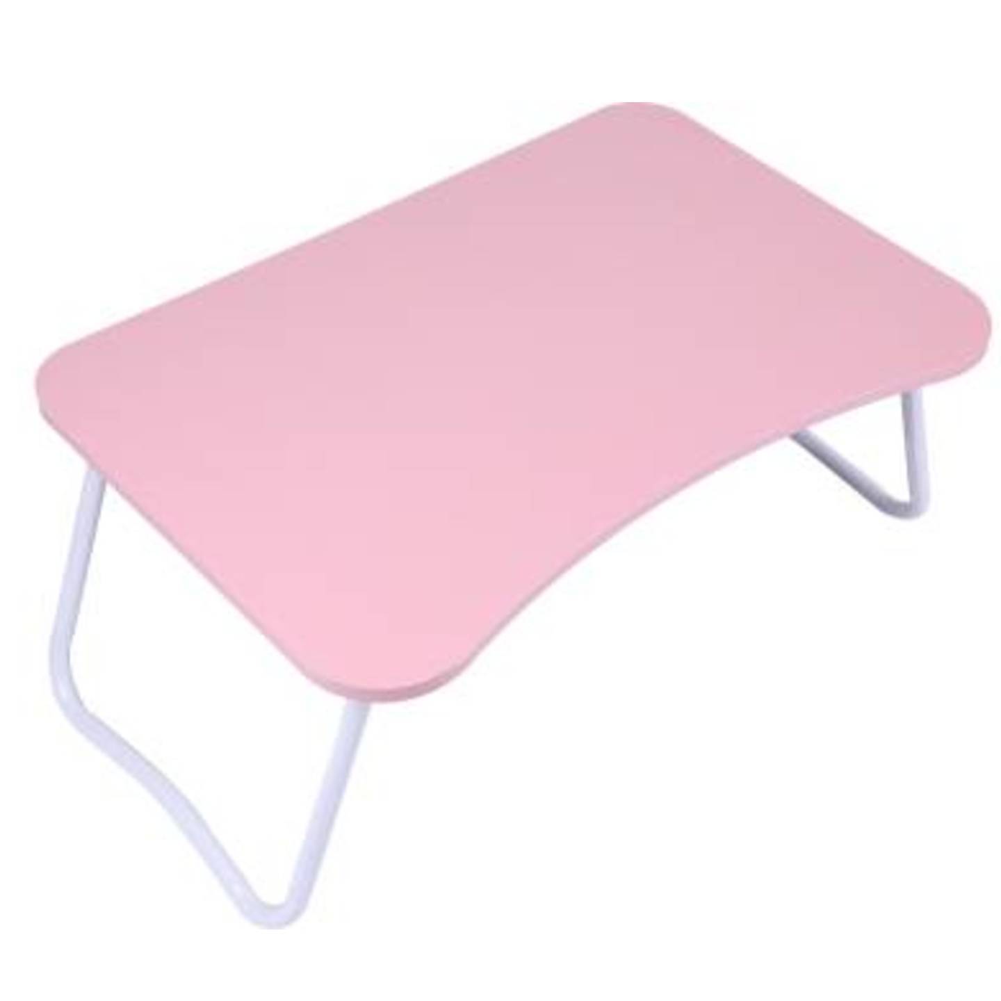 Wood Portable Laptop Table (Finish Color - Pink Lady)