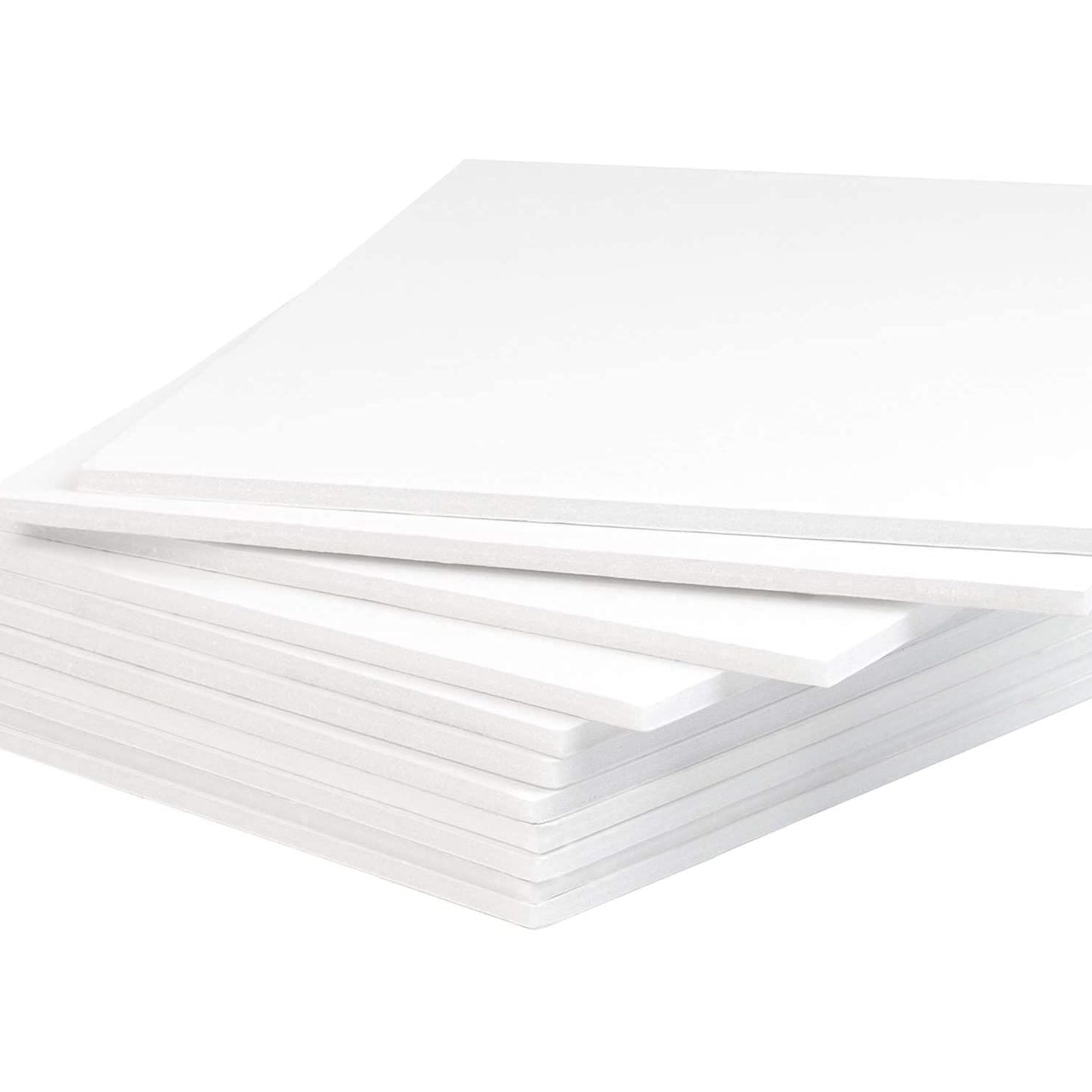3MM Sunboard (PVC Foam Board) Pack of 6 Sheet Used for Craft, DIY Projects, School Projects, Architectural Models, Making Prototype Objects (12 Inch x 12 Inch x 6 pc)