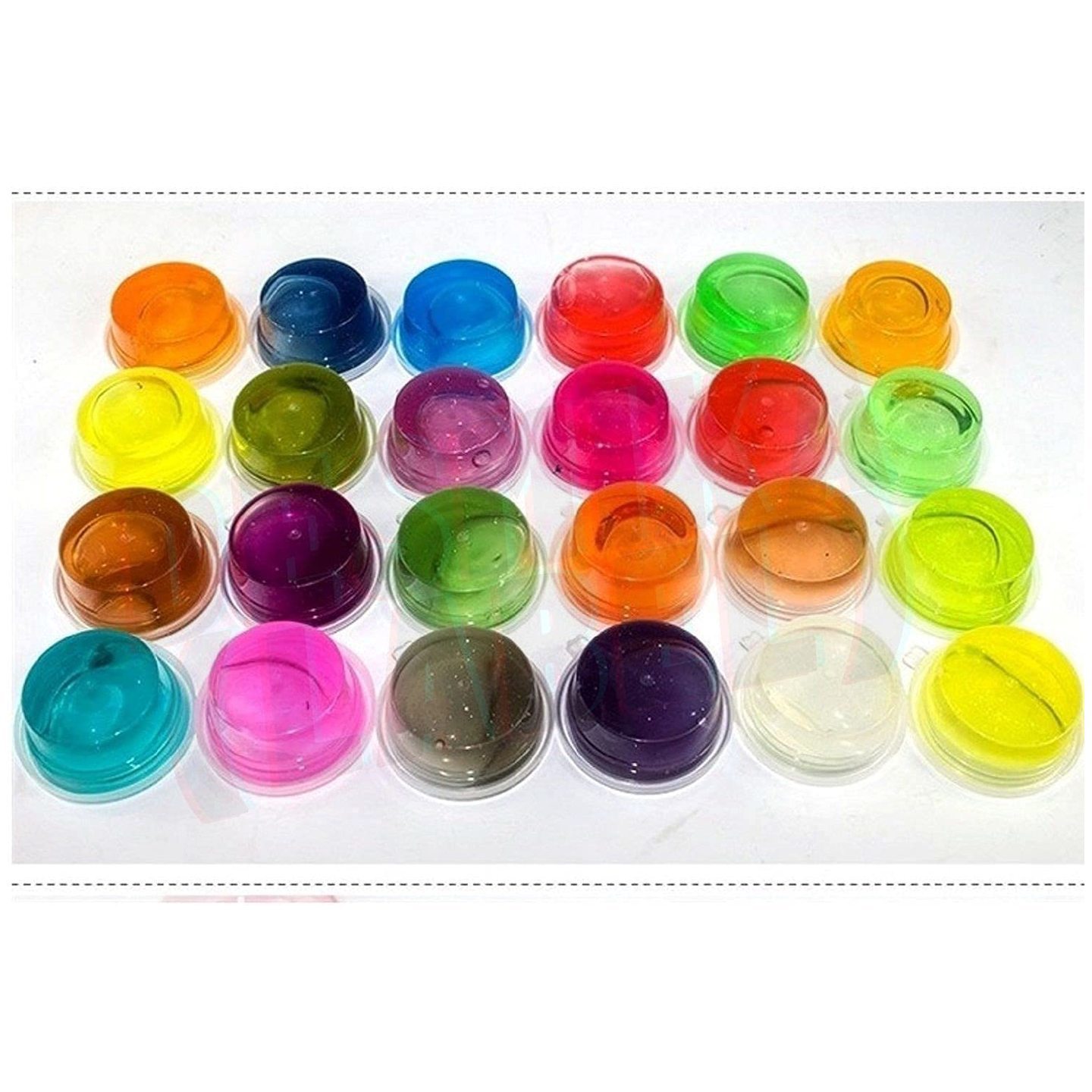 Scented Multicolour Slimy Slime Clay Gel DIY Magic Toy Jelly Putty Set kit Slime for Boys Girls Kids Pack of 12