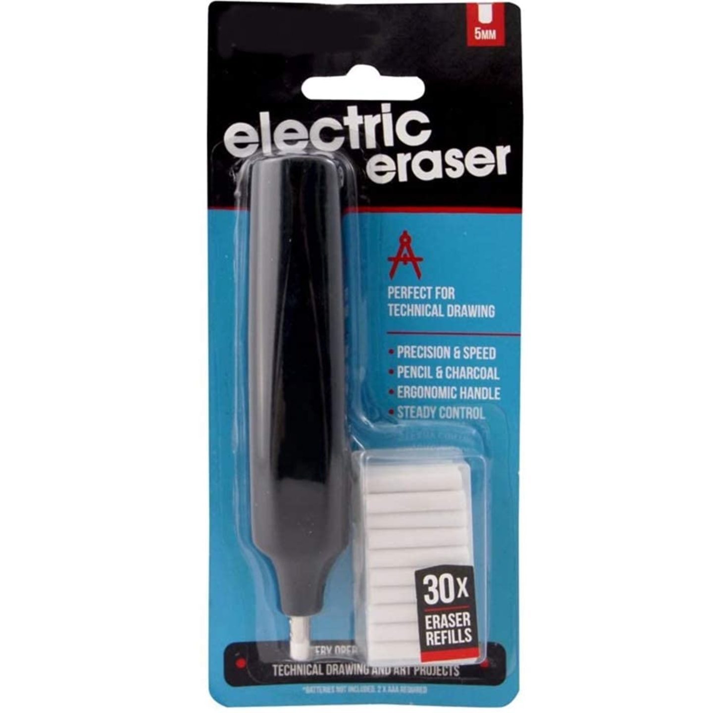 ASIN B0768GVH9H Electric Eraser with 30 Pieces Refills