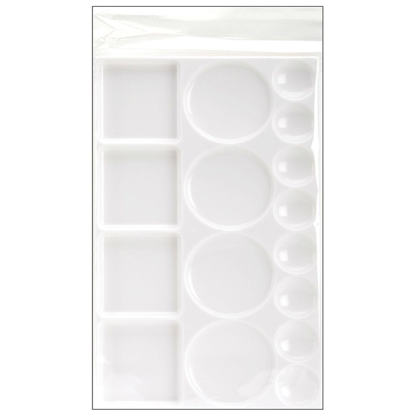 Qatalitic Painting Palette  Plastic Palettes with 16 wells  From Beginners to Professional Use for DIY Art & Crafts Paintings and Project Making