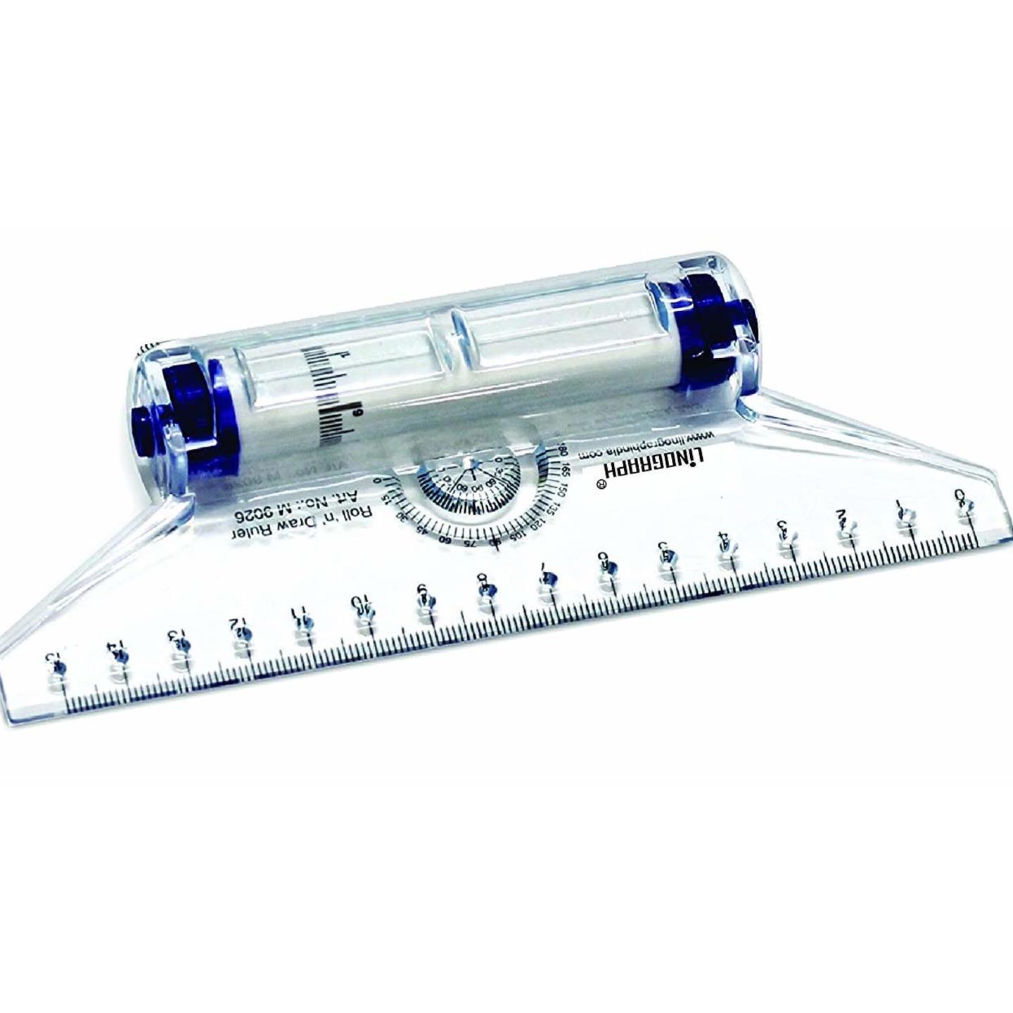 Qatalitic ROLL-N-DRAW Ruler | Roller Scales (15 cm)