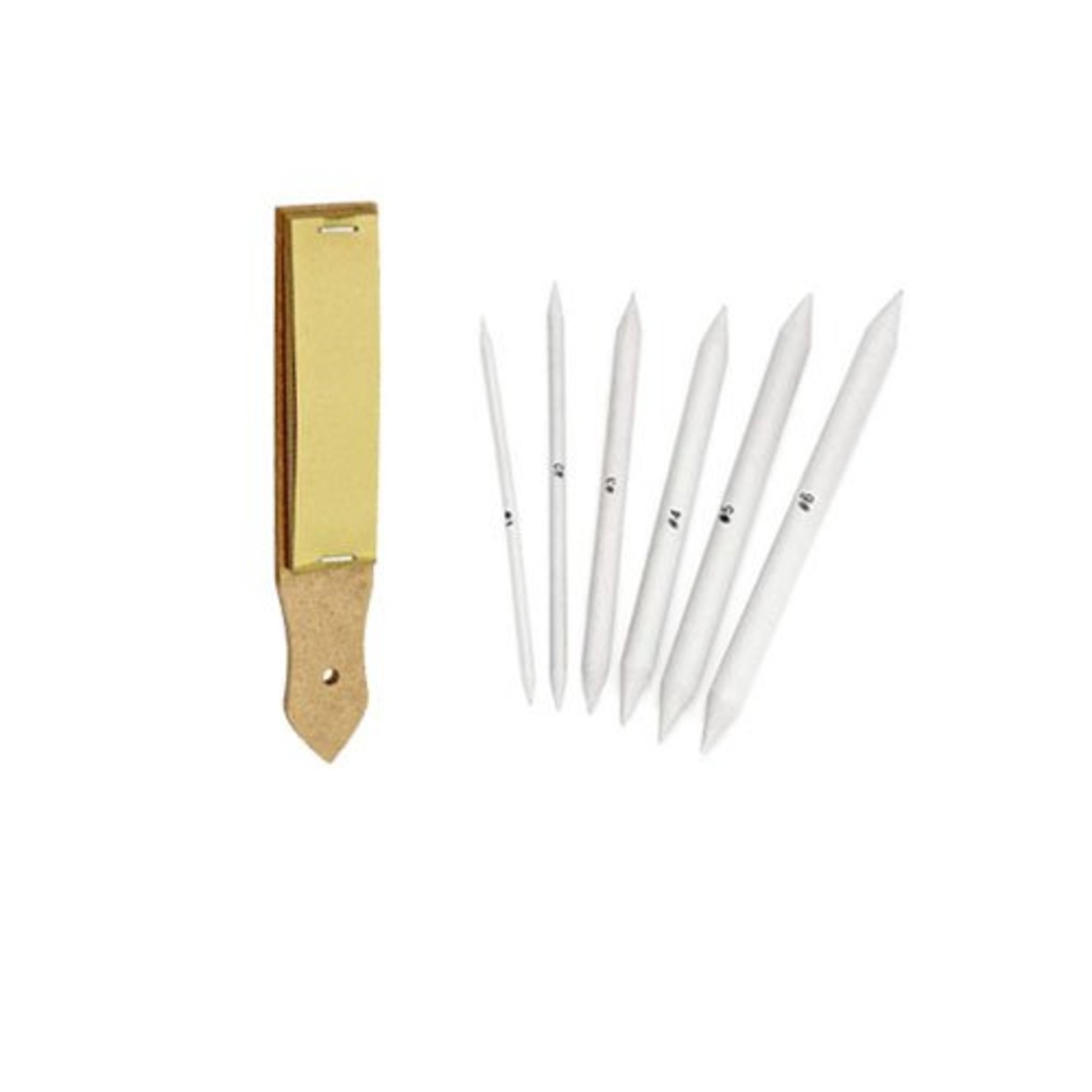 Qatalitic Paper Stumps for Blending with Sand Paper