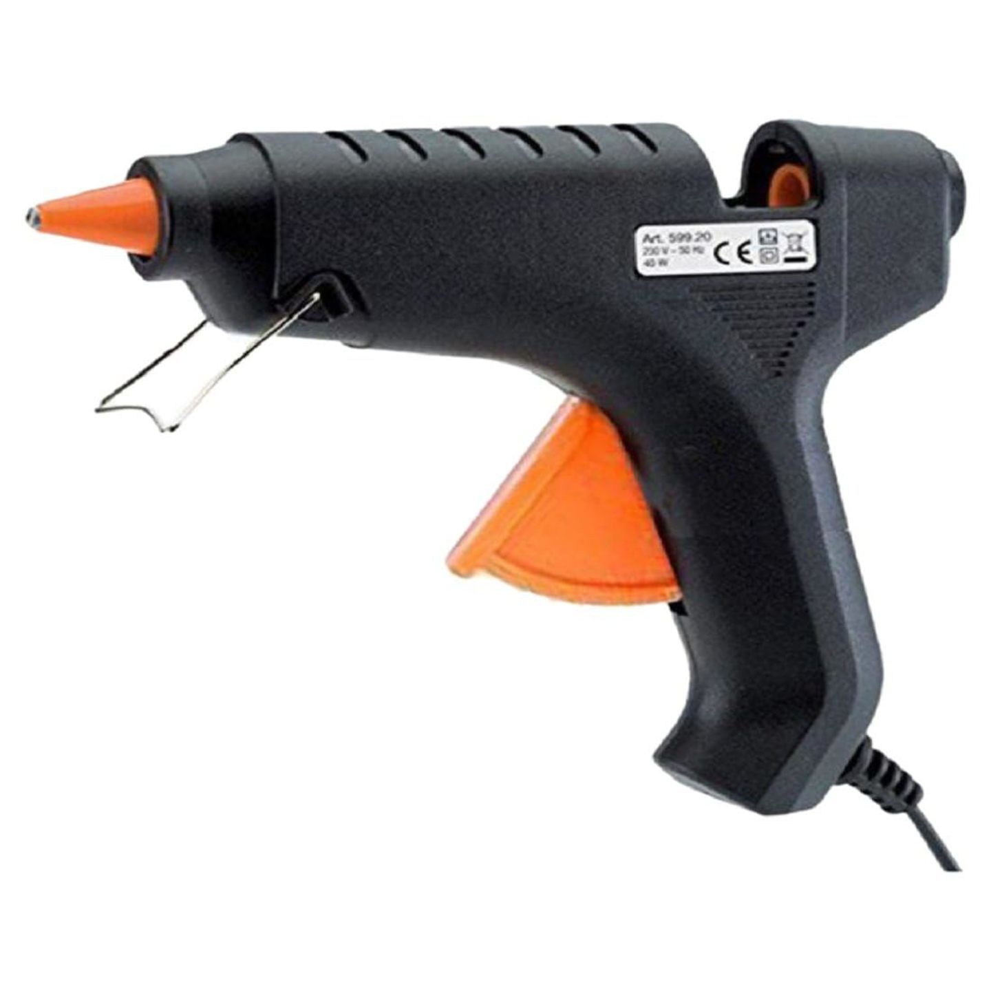 Qatalitic Hot Melt Glue Gun and LED Indicator with Max 100 W Power and 5 Glue Sticks for DIY Art and Crafts