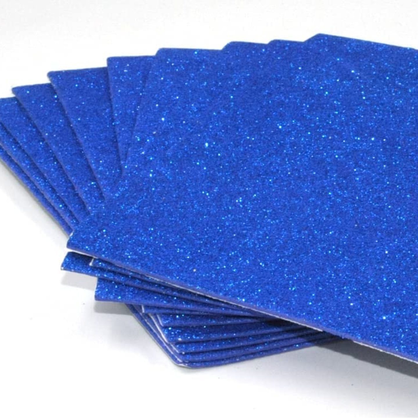 Qatalitic Glitter EVA Foam Sheets Pack of 10 Perfect for Any Project Dazzling Art and Crafts.Size 8x12 inch