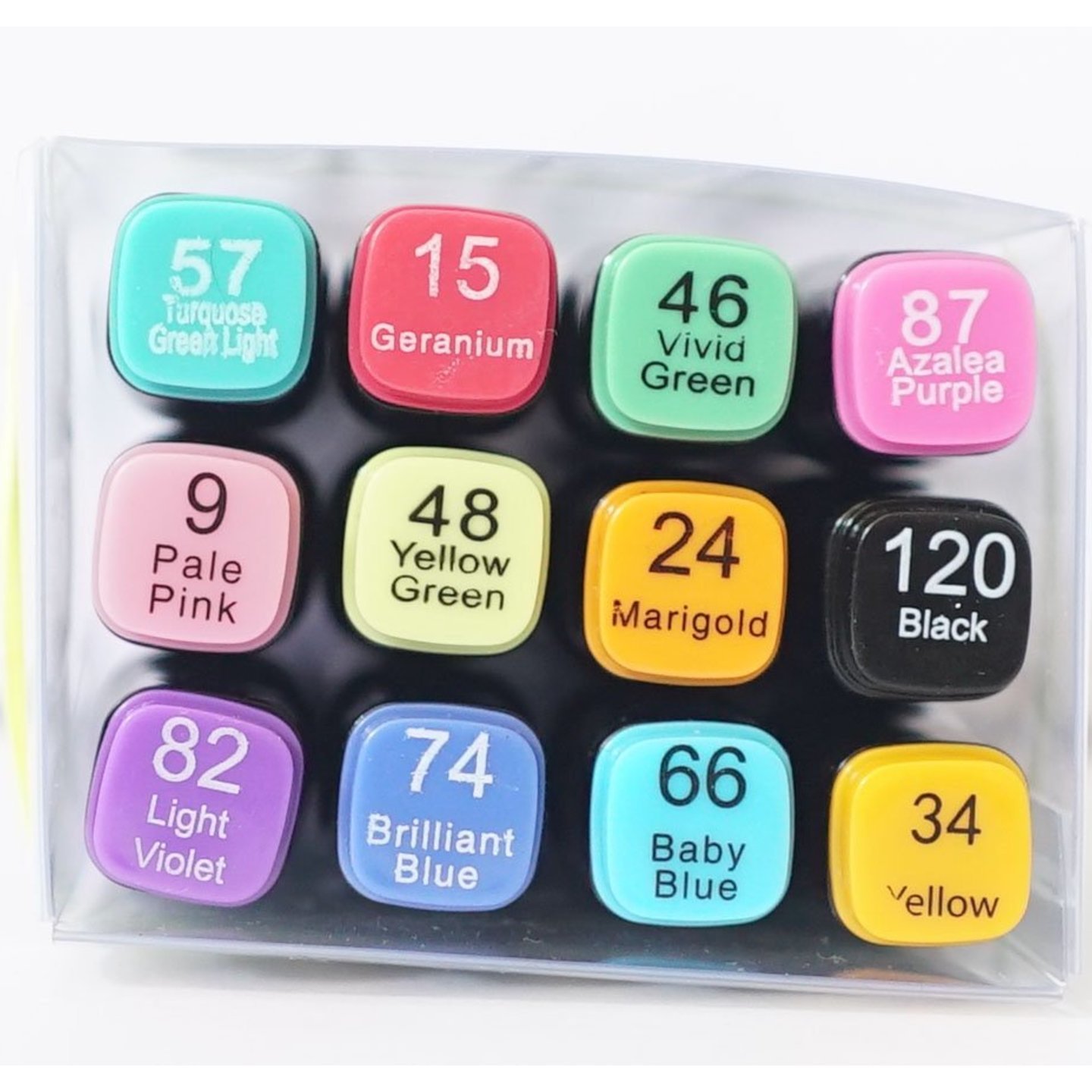 Qatalitic  Drawing Painting and Sketch Accessories Twin Headed Sketch Marker - Perfect for Manga, Calligraphy, and Illustrations. Ideal for Kids, Art Lovers, and Professional Artists. Brush & Chisel Tips for Precision and Permanence
