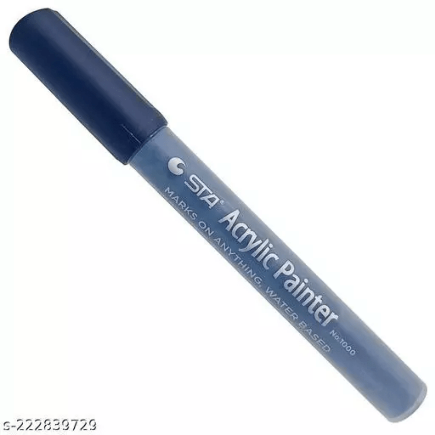Qatalitic BLACK Acrylic Painter Marker Pens - Set of 2 Water-Based Paint Pens for Rock Painting, Ceramic, Wood, Canvas, Cards and More
