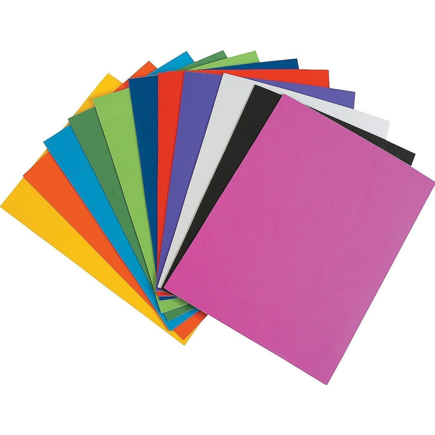 Qatalitic A4 Eva Foam Multicolour Sheet Size 2mm Thickness for Project Bookmaking, Craft Projects & Decorations 10 Sheets