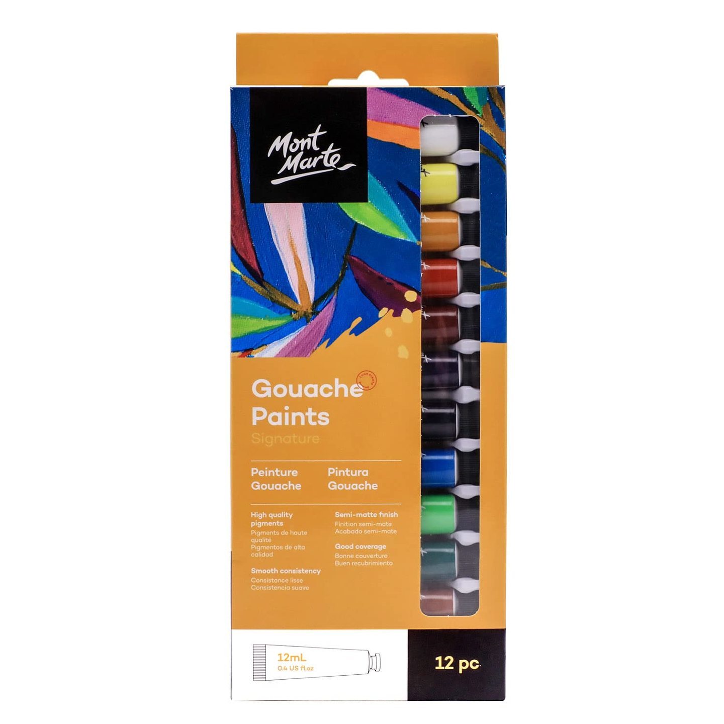 Qatalitic Mont Marte Gouache 12pc x 12ml