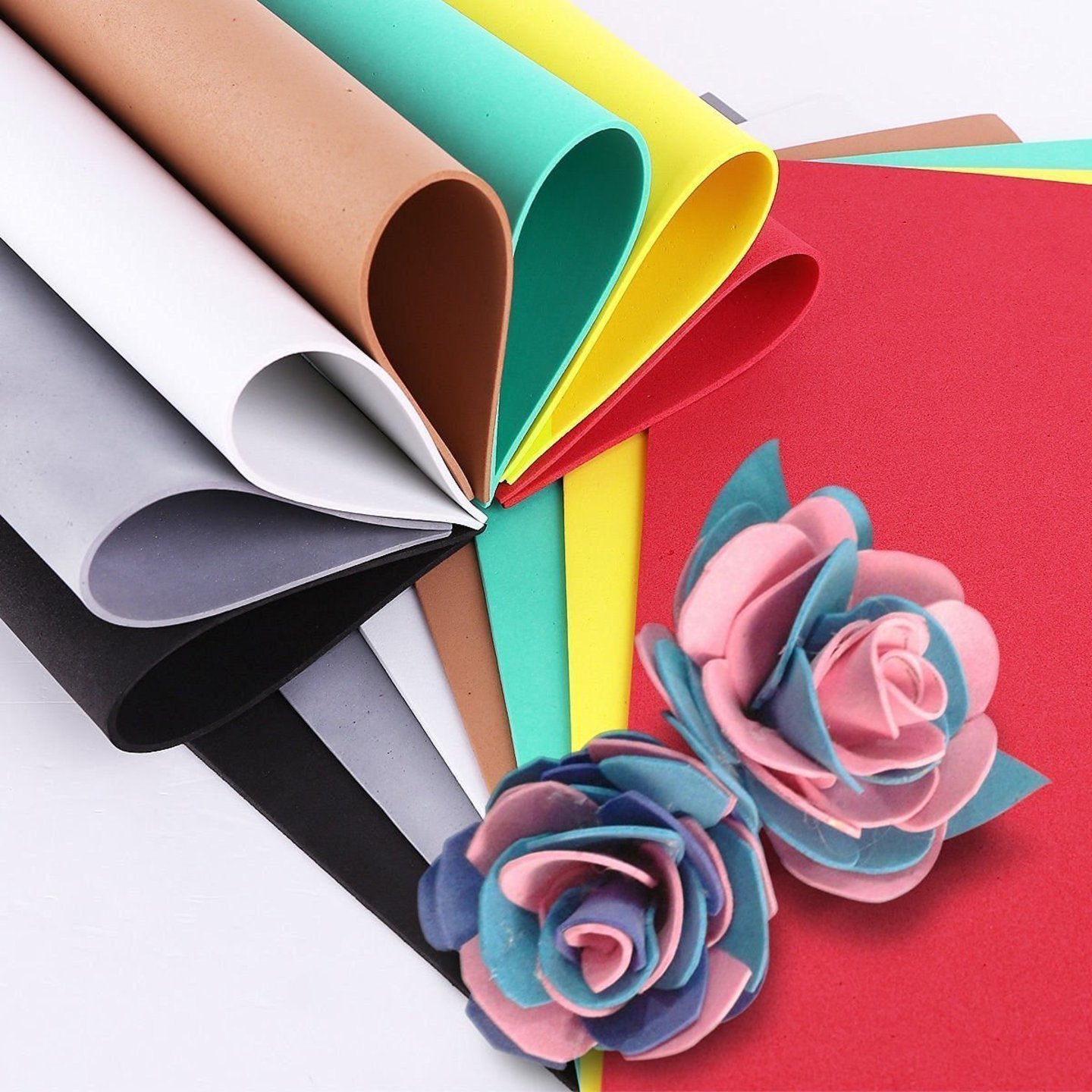 VeriXpress  MG Eva Foam Sheet 10 Different Color A4 Size 2mm Thickness