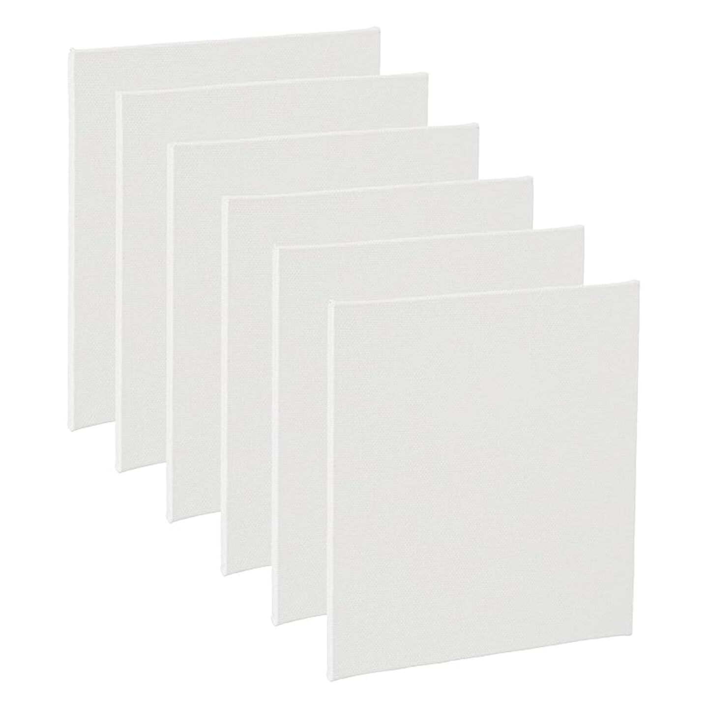 Qatalitic 15 X 15cm Cotton Canvas Board Multi Pack, Professional Primed White Blank- Artist Canvas Boards for Painting, Acrylic Paint, Oil Paint Dry & Wet Art Media Pack of 6pc NOVEMBER 2023