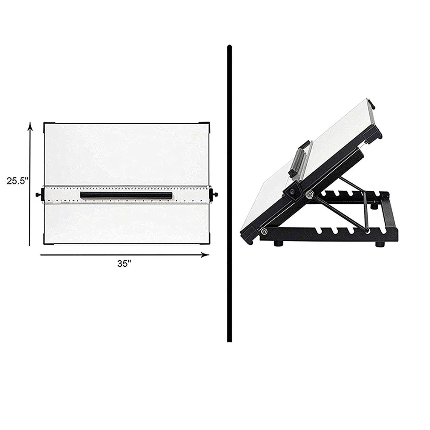 Qatalitic Drawing Board - Table Model with Parallel Motion - A1 Size - 25''x35''