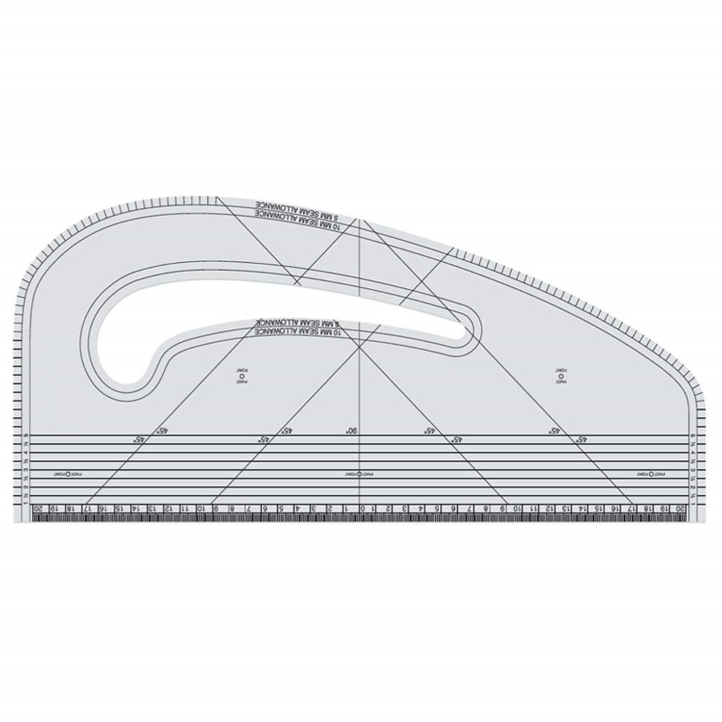 Qatalitic Pattern Curve for Neck Lines, Sleeve and Trouser Crotches